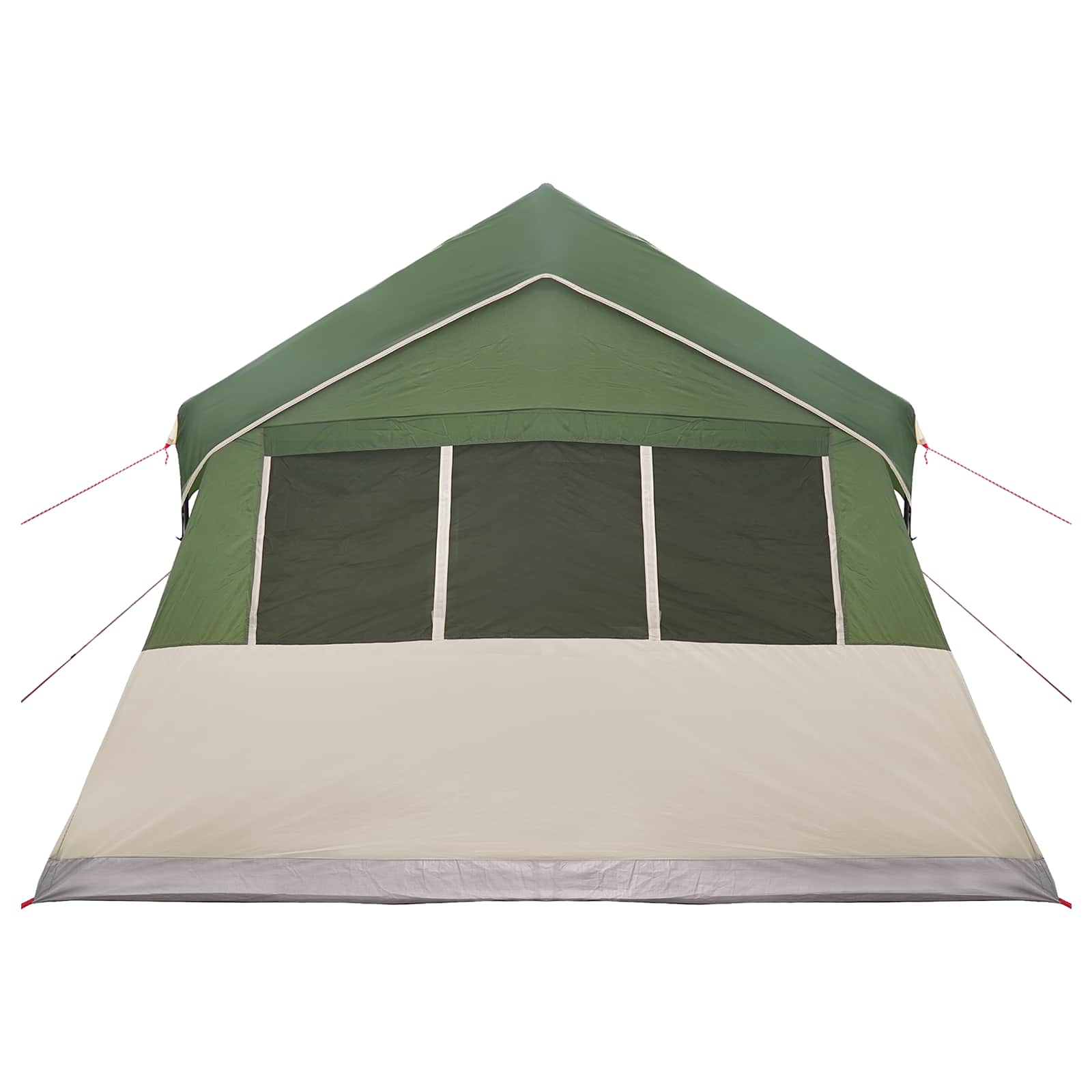 Gezinstent met dak Groen 487 x 340 x 216 cm Polyester en staal is nu te koop bij PeponiXL, paradijselijk wonen!