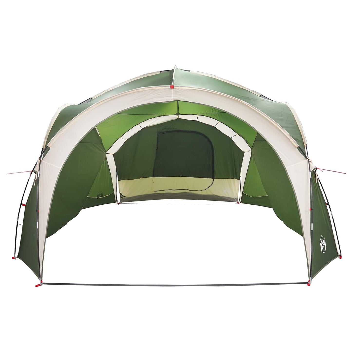 Zijtent met dak Groen 410 x 410 x 250 cm Polyester en staal