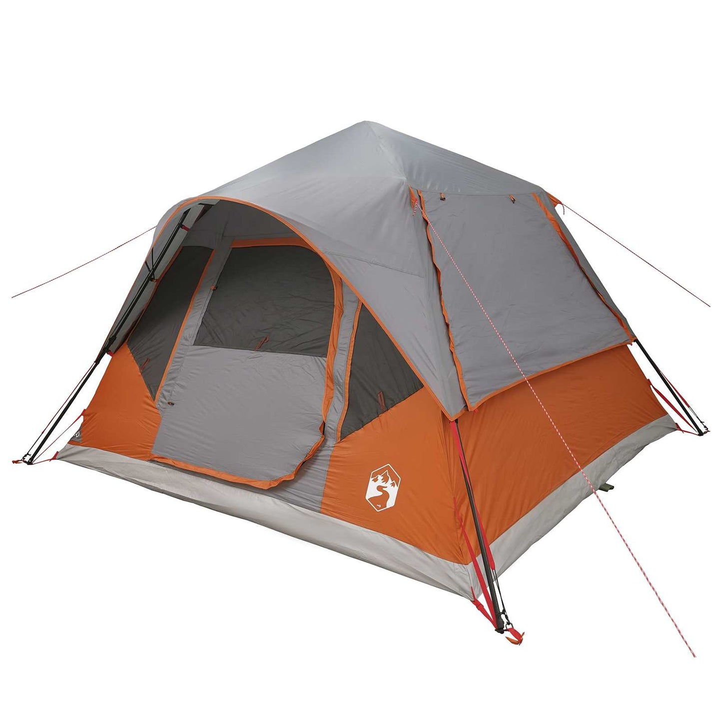 Directe Tent met dak Grijs en Oranje 305 x 275 x 190 cm is nu te koop bij PeponiXL, paradijselijk wonen!