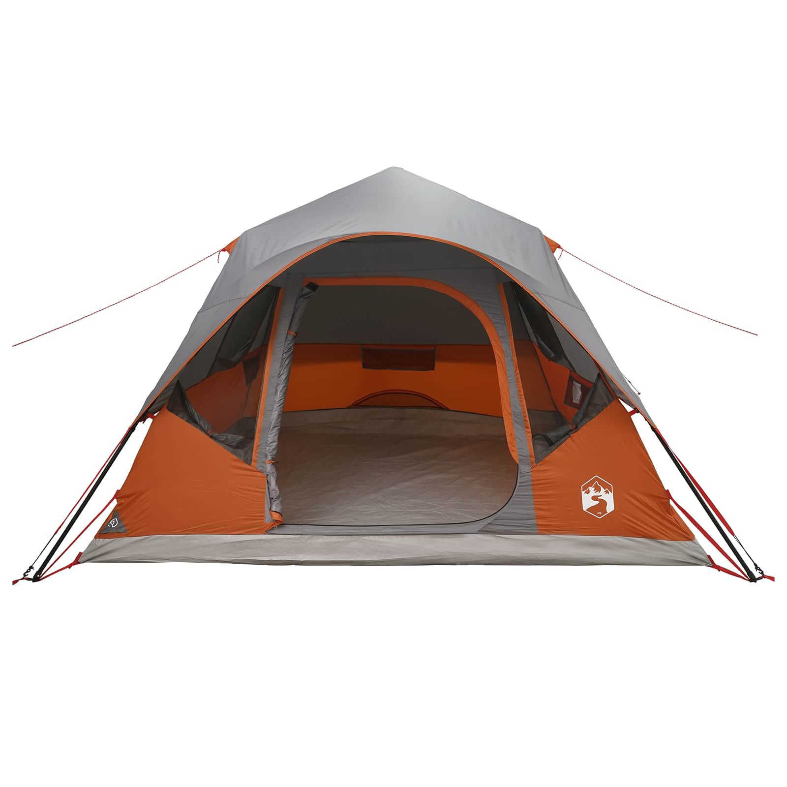 Directe Tent met dak Grijs en Oranje 305 x 275 x 190 cm is nu te koop bij PeponiXL, paradijselijk wonen!