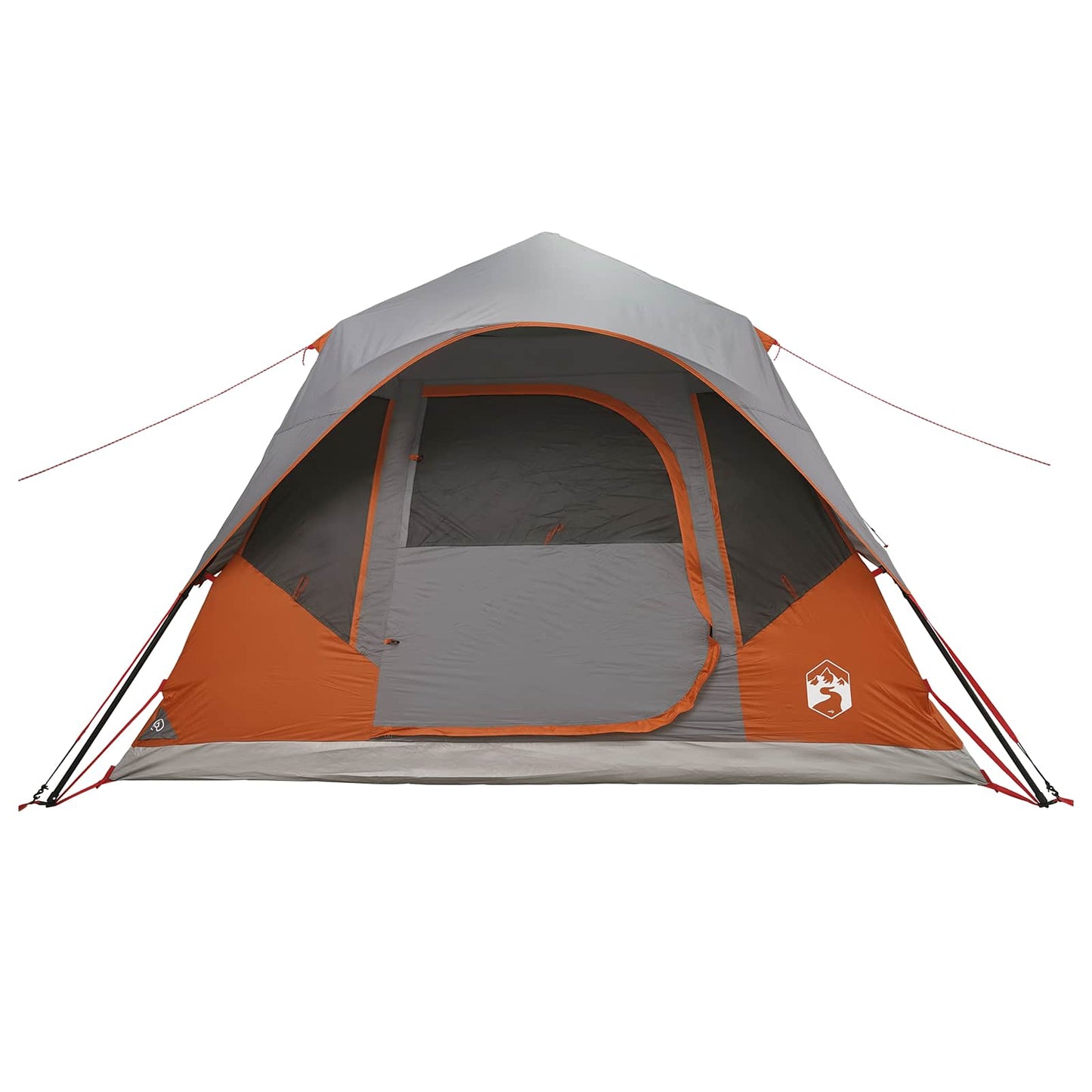 Directe Tent met dak Grijs en Oranje 305 x 275 x 190 cm is nu te koop bij PeponiXL, paradijselijk wonen!