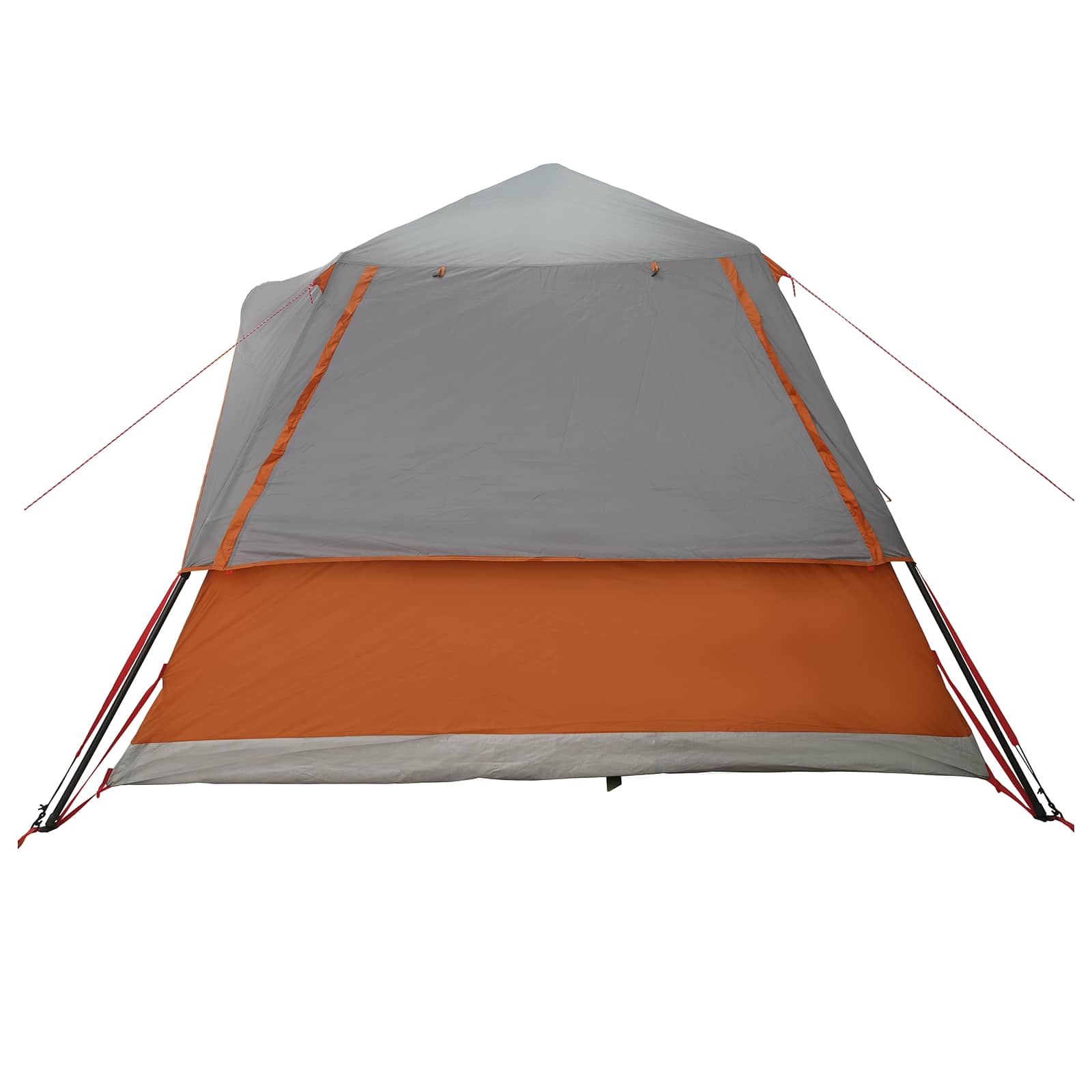 Directe Tent met dak Grijs en Oranje 305 x 275 x 190 cm is nu te koop bij PeponiXL, paradijselijk wonen!