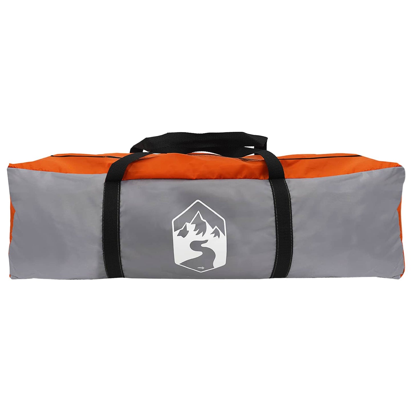 Directe Tent met dak Grijs en Oranje 365 x 380 x 200 cm is nu te koop bij PeponiXL, paradijselijk wonen!