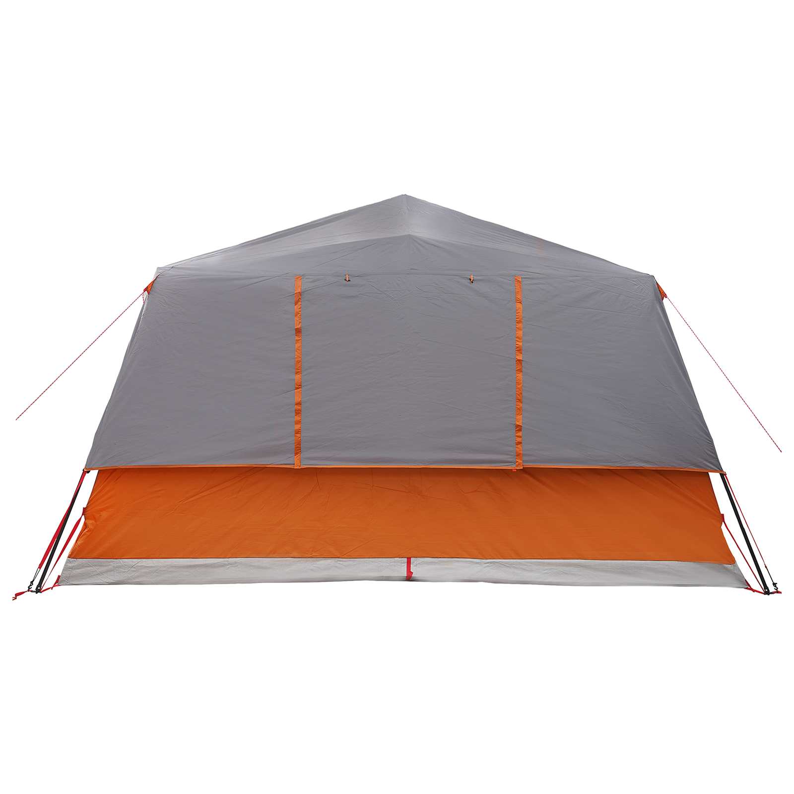 Directe Tent met dak Grijs en Oranje 365 x 380 x 200 cm is nu te koop bij PeponiXL, paradijselijk wonen!