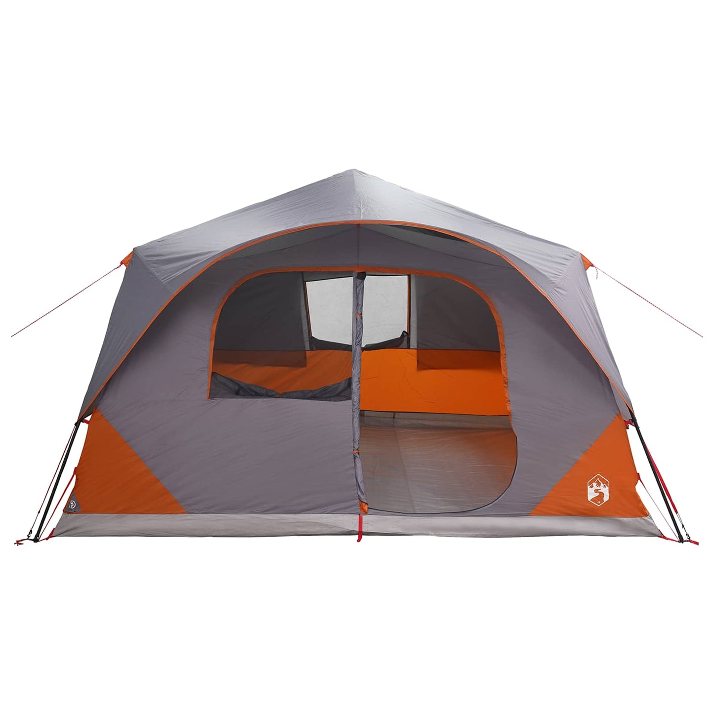Directe Tent met dak Grijs en Oranje 365 x 380 x 200 cm is nu te koop bij PeponiXL, paradijselijk wonen!