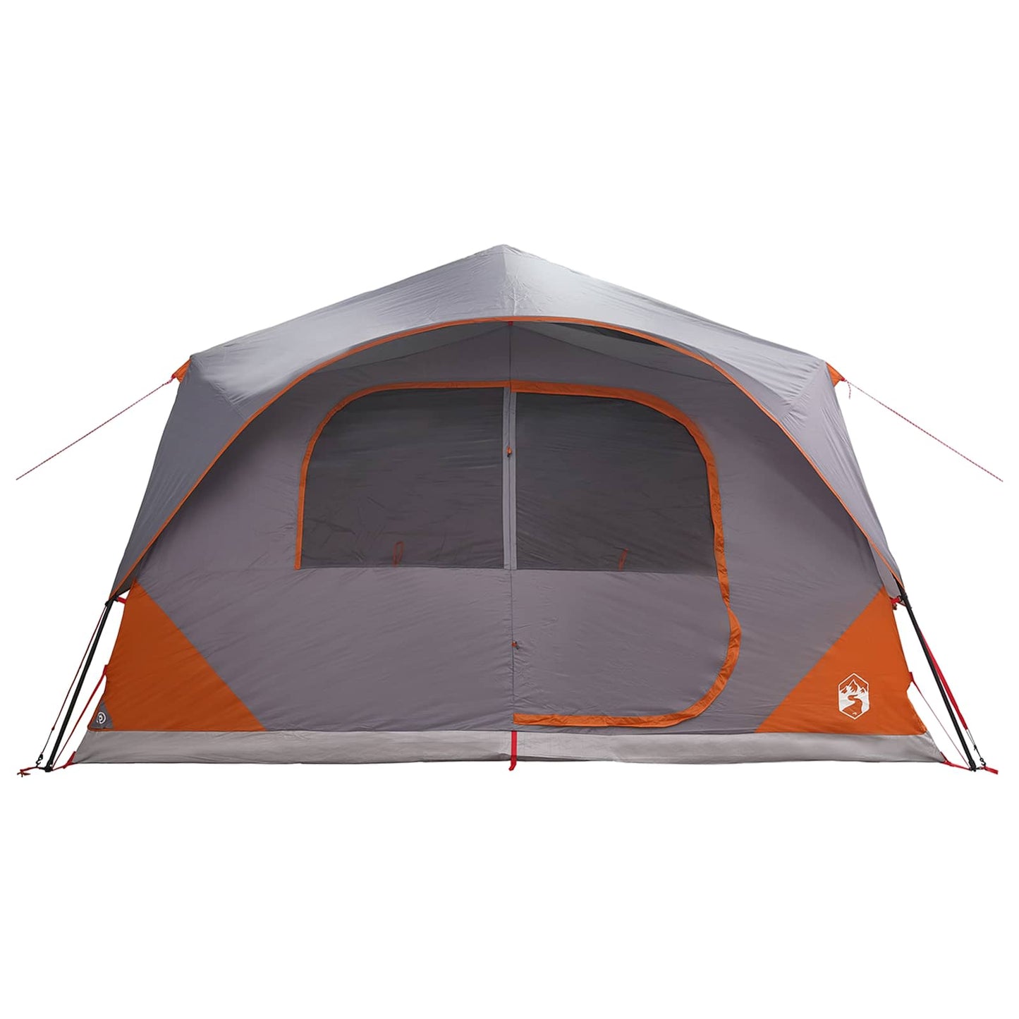 Directe Tent met dak Grijs en Oranje 365 x 380 x 200 cm is nu te koop bij PeponiXL, paradijselijk wonen!