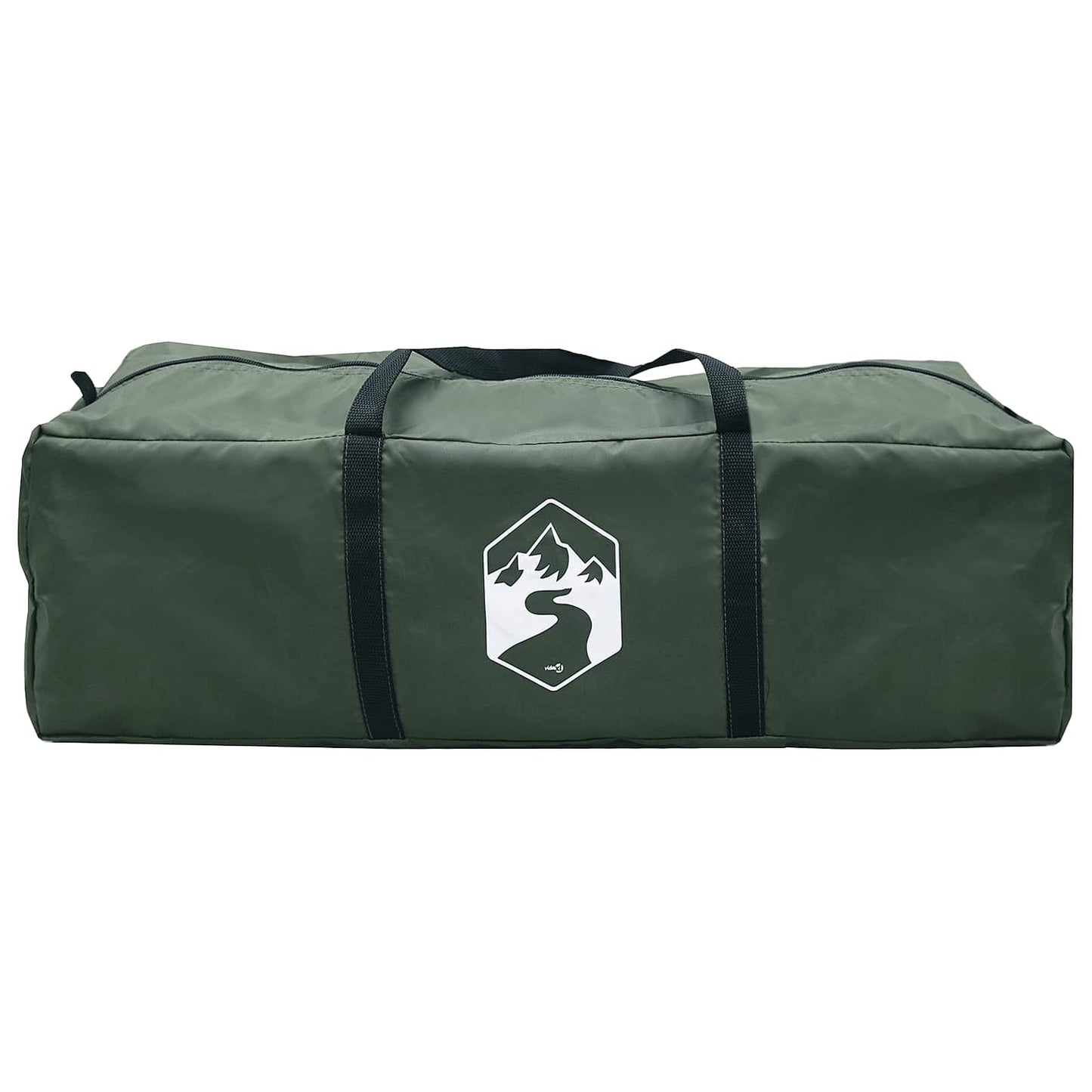 Tipi Tent Legergroen 700 x 700 x 395 cm Polyester en staal is nu te koop bij PeponiXL, paradijselijk wonen!