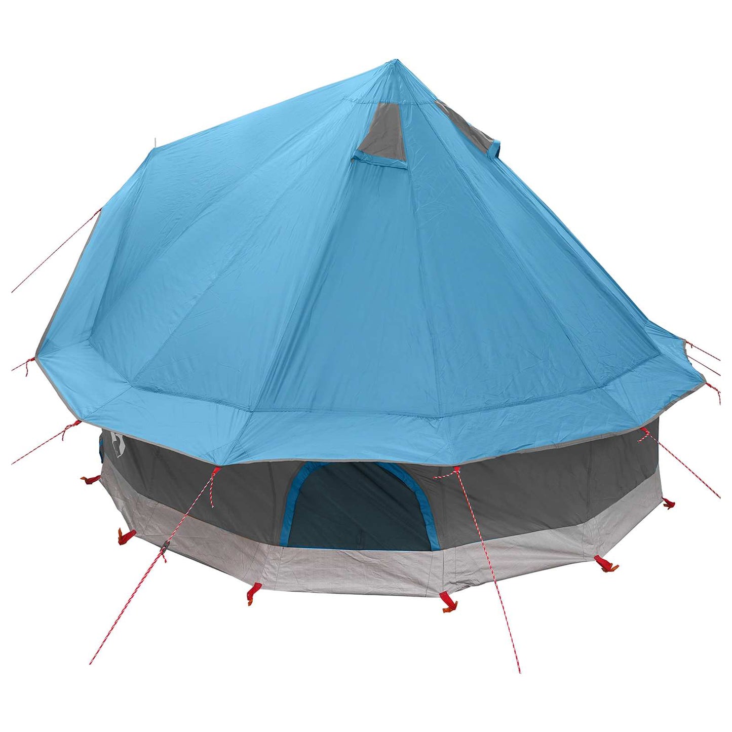 Tipi Tent met dak Blauw 250 x 250 cm Polyester en staal is nu te koop bij PeponiXL, paradijselijk wonen!