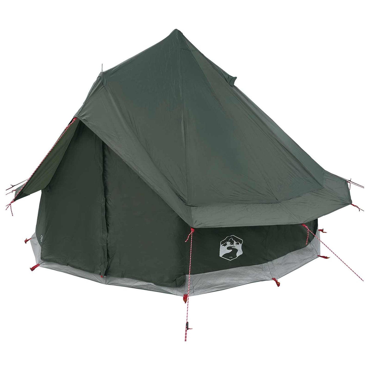 Tipi Tent met dak Legergroen 250 x 250 cm Polyester en staal is nu te koop bij PeponiXL, paradijselijk wonen!