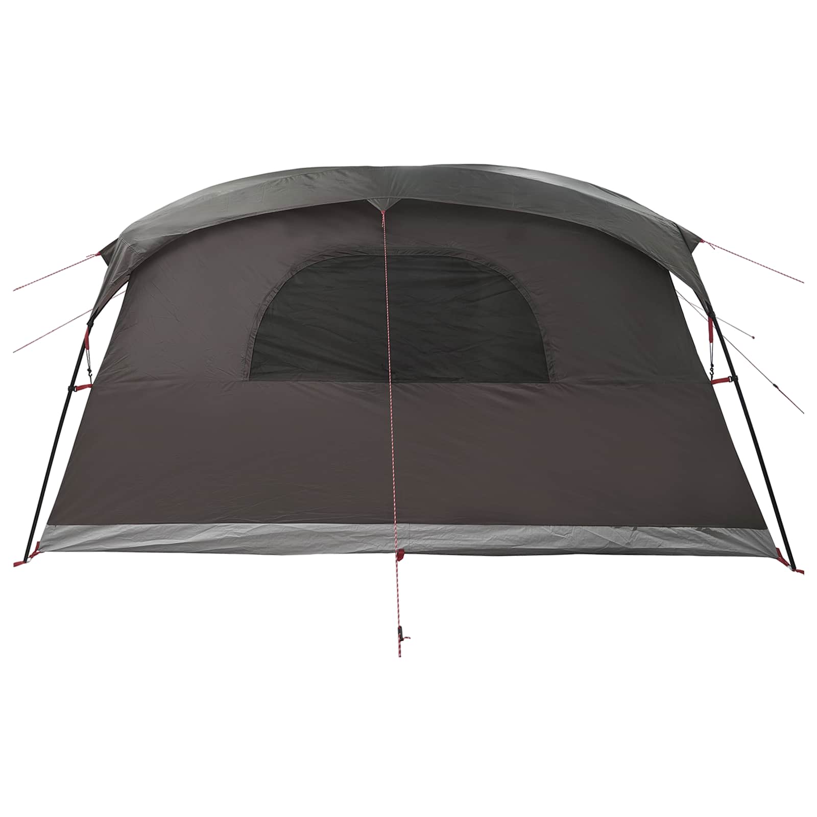 Tunneltent Bruin Grijs 427 x 305 x 205 cm Polyester en staal is nu te koop bij PeponiXL, paradijselijk wonen!