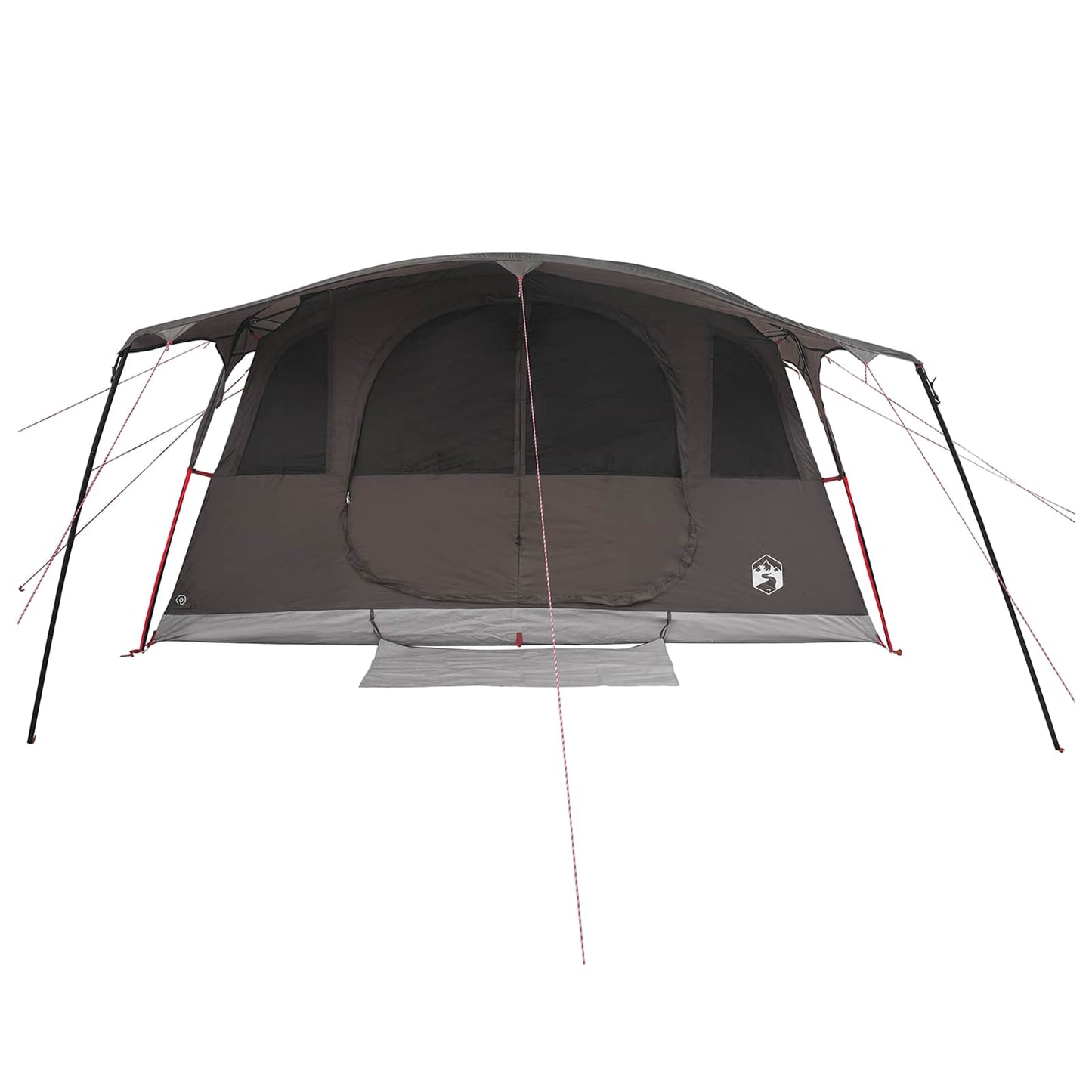 Tunneltent Bruin Grijs 427 x 305 x 205 cm Polyester en staal is nu te koop bij PeponiXL, paradijselijk wonen!