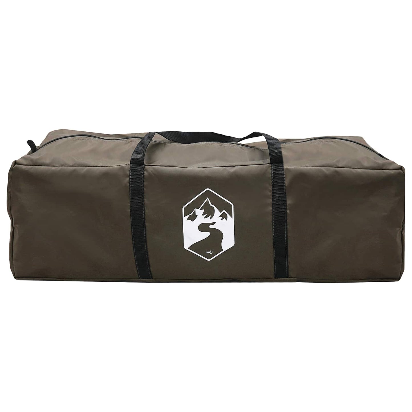 Tipi Tent Bruin Grijs 800 x 800 x 430 cm Polyester en staal is nu te koop bij PeponiXL, paradijselijk wonen!