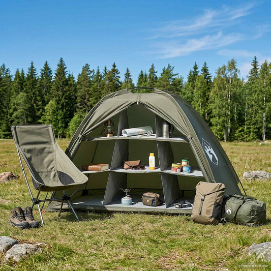 Opbergtent Olijfgroen 120 x 50 x 70 cm Polyester en staal is nu te koop bij PeponiXL, paradijselijk wonen!
