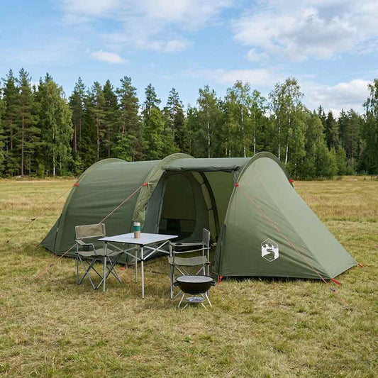 Tunneltent Olijfgroen 410 x 175 x 105 cm Polyester en staal is nu te koop bij PeponiXL, paradijselijk wonen!