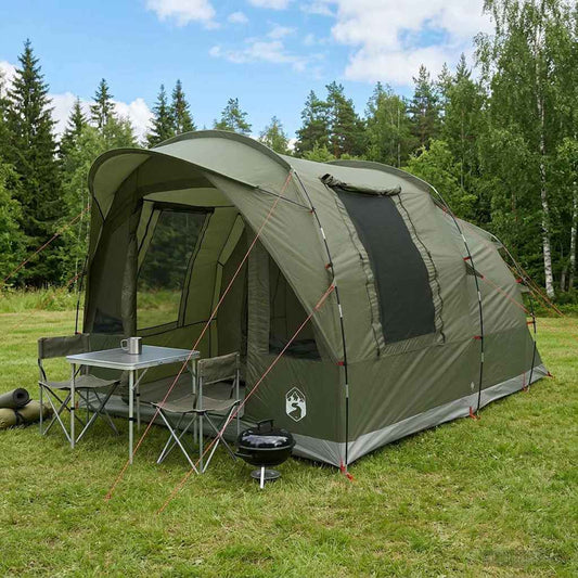 Tunneltent Olijfgroen 400 x 260 x 200 cm Polyester en staal is nu te koop bij PeponiXL, paradijselijk wonen!