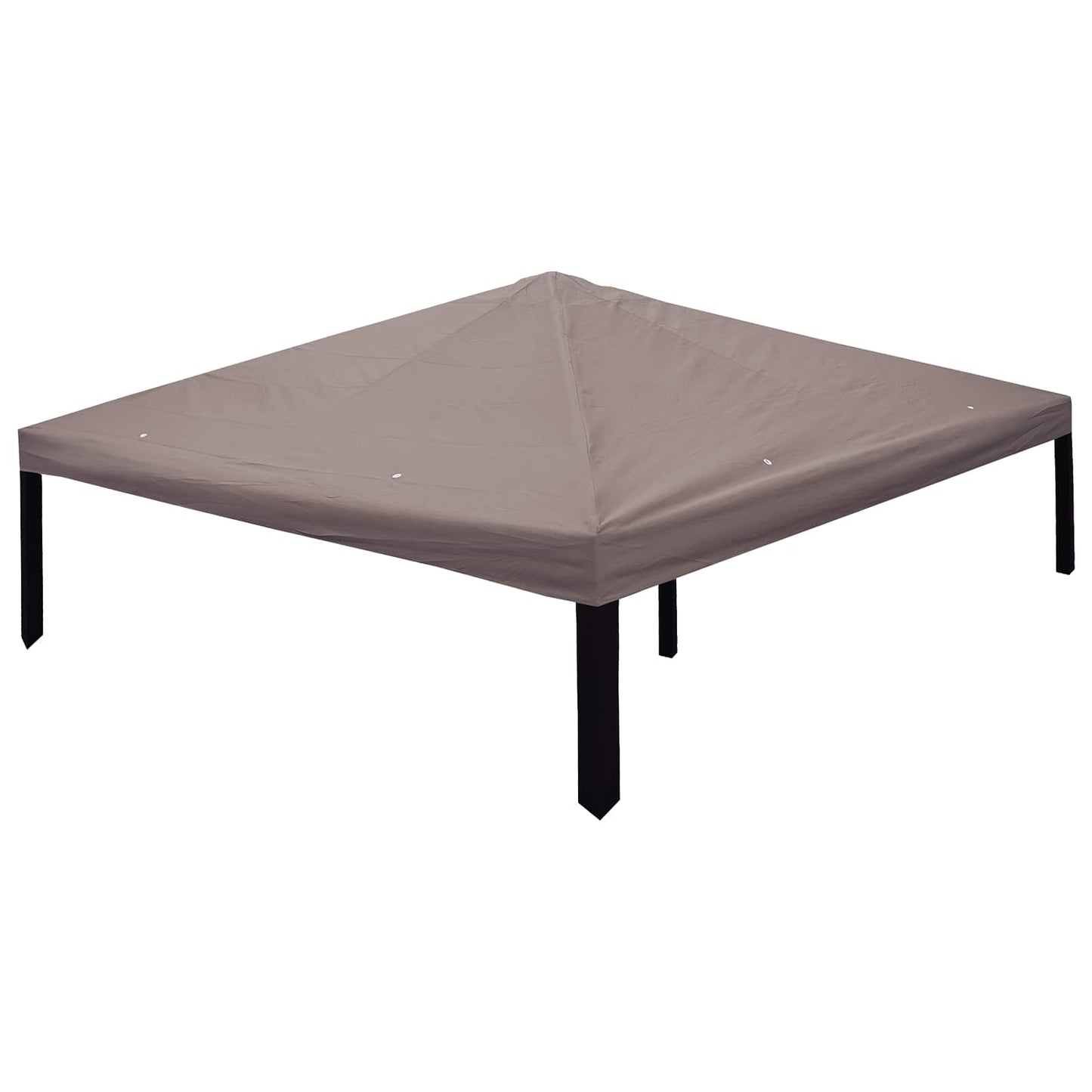 Paviljoenhoes met dak Taupe 300 x 300 cm Polyester en staal is nu te koop bij PeponiXL, paradijselijk wonen!
