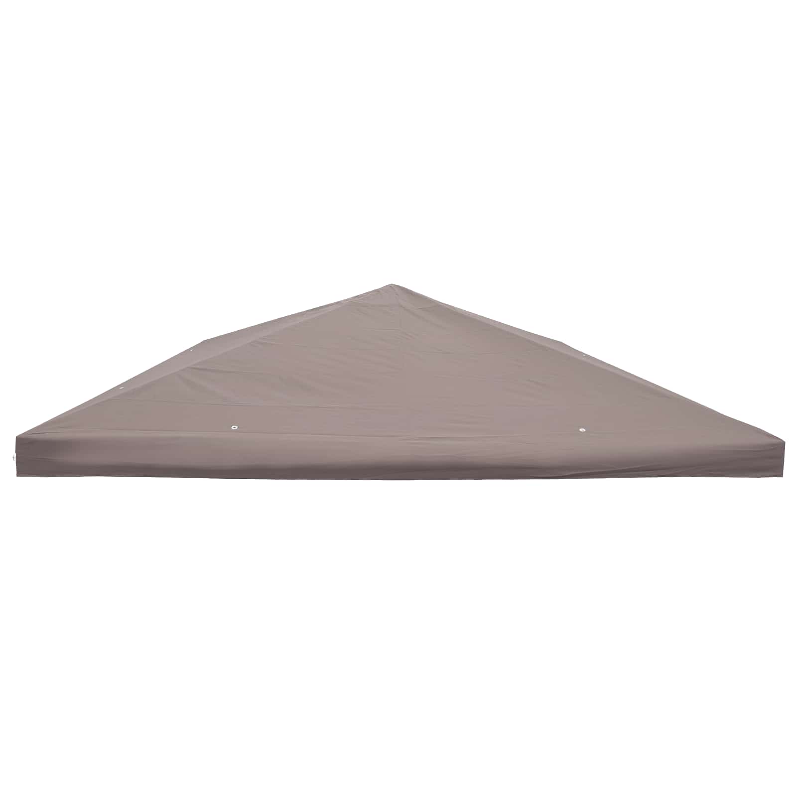 Paviljoenhoes met dak Taupe 300 x 300 cm Polyester en staal is nu te koop bij PeponiXL, paradijselijk wonen!