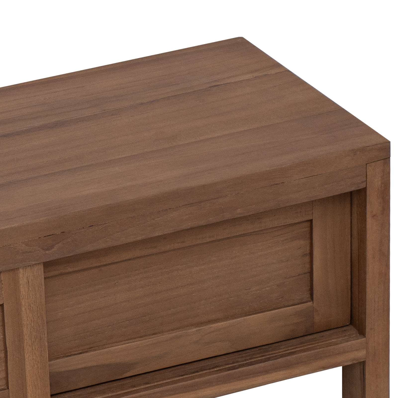 Tv-meubel 110 x 30 x 30 cm Massief Teakhout Naturel is nu te koop bij PeponiXL, paradijselijk wonen!