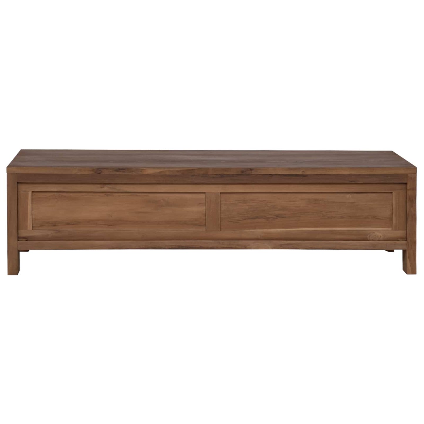 Tv-meubel 110 x 30 x 30 cm Massief Teakhout Naturel is nu te koop bij PeponiXL, paradijselijk wonen!
