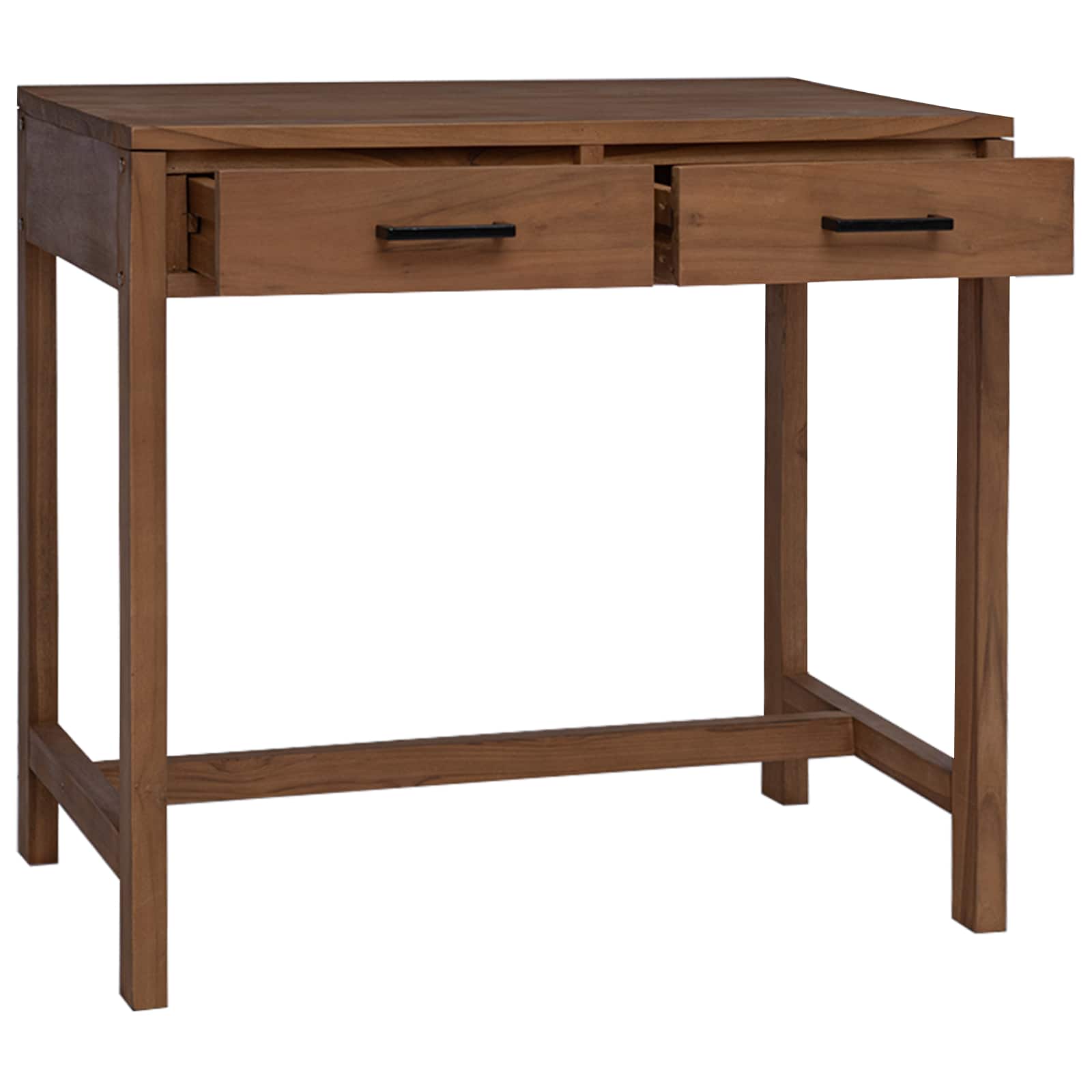 Bureau met lades Naturel Massief Teakhout 80 x 50 x 75 cm is nu te koop bij PeponiXL, paradijselijk wonen!