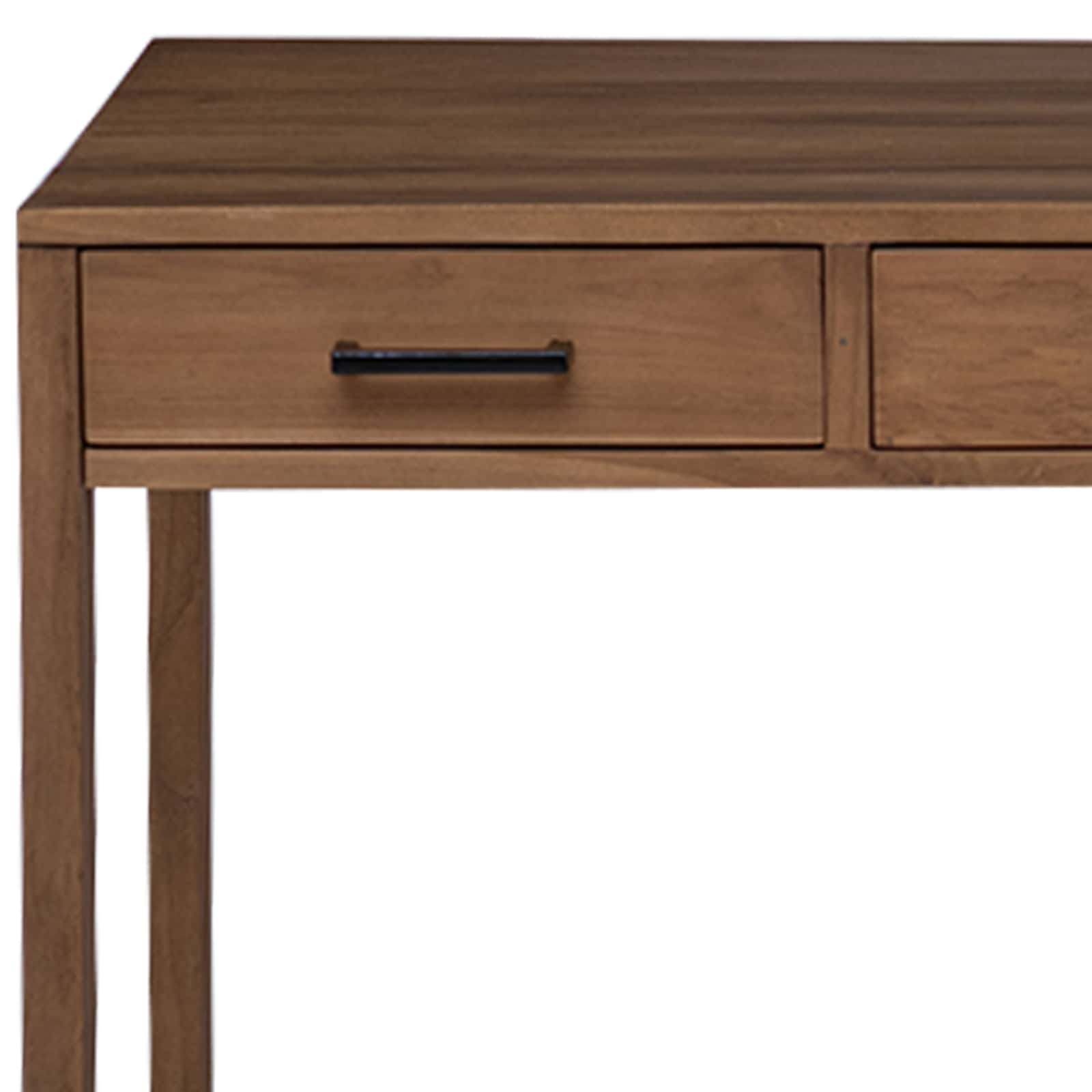 Bureau met lades Naturel Massief Teakhout 110 x 50 x 75 cm is nu te koop bij PeponiXL, paradijselijk wonen!