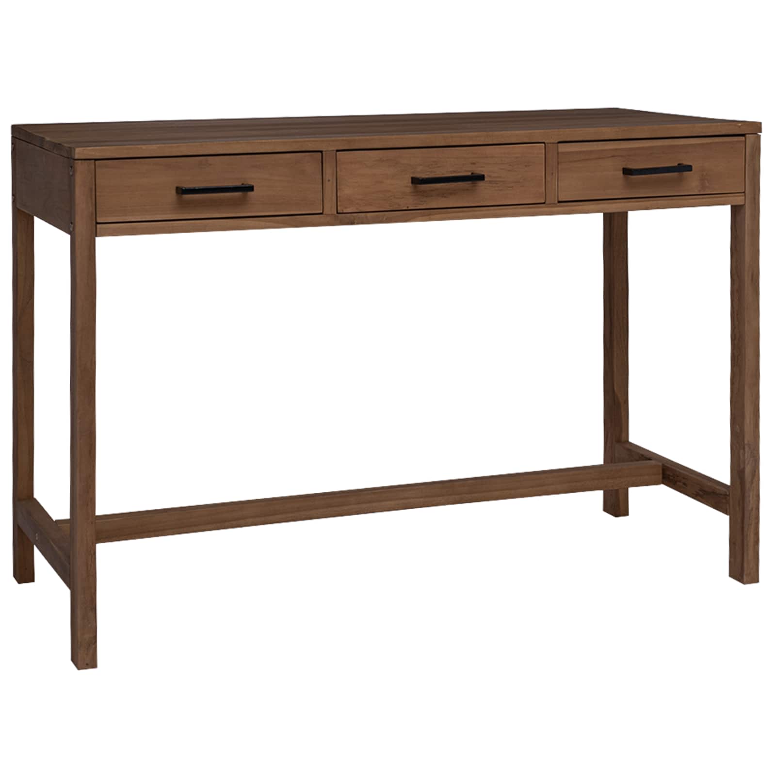 Bureau met lades Naturel Massief Teakhout 110 x 50 x 75 cm is nu te koop bij PeponiXL, paradijselijk wonen!