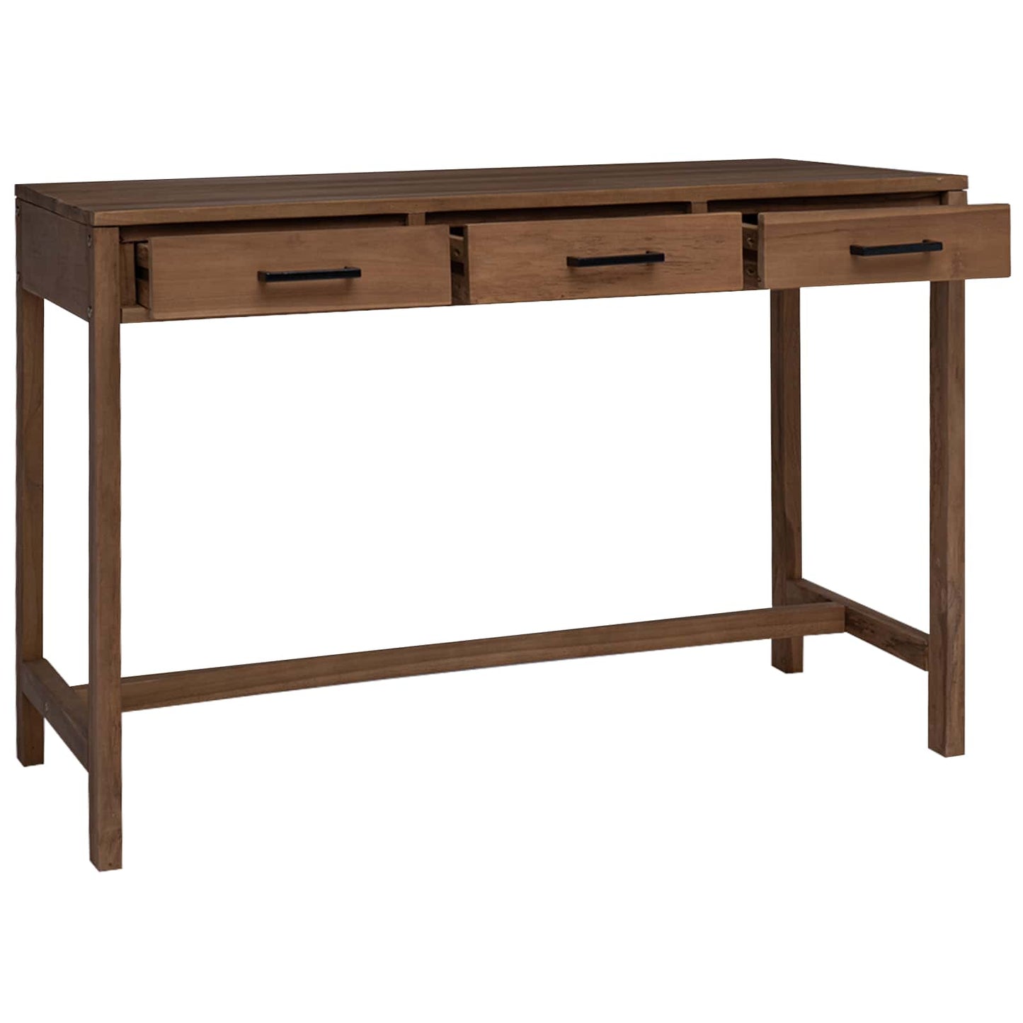 Bureau met lades Naturel Massief Teakhout 110 x 50 x 75 cm is nu te koop bij PeponiXL, paradijselijk wonen!