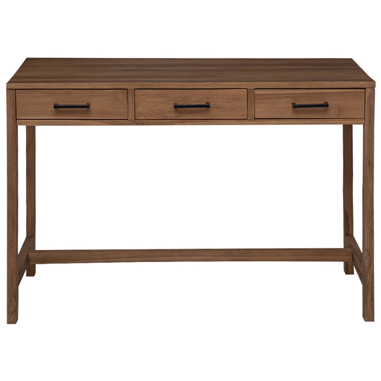 Bureau met lades Naturel Massief Teakhout 110 x 50 x 75 cm is nu te koop bij PeponiXL, paradijselijk wonen!