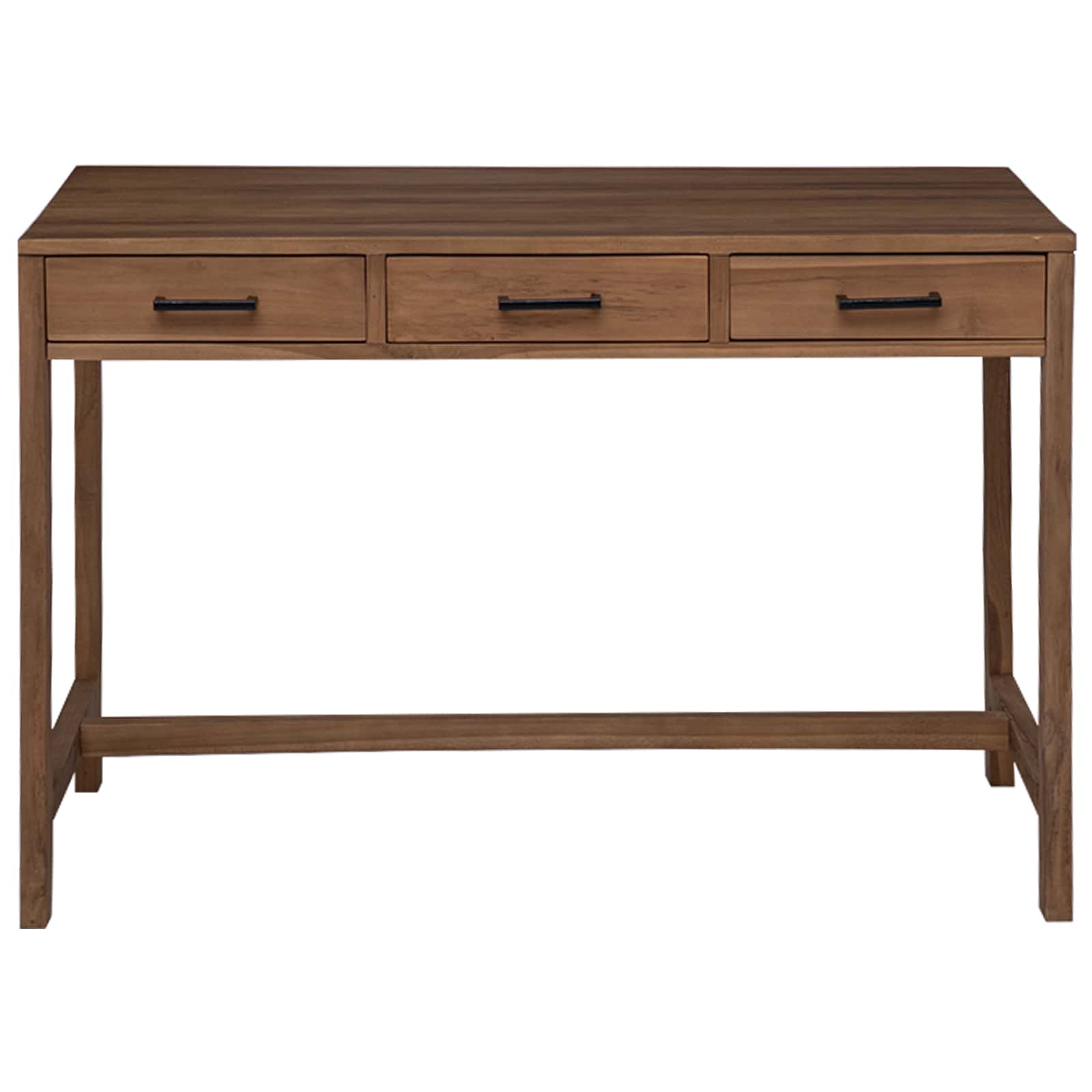 Bureau met lades Naturel Massief Teakhout 110 x 50 x 75 cm is nu te koop bij PeponiXL, paradijselijk wonen!
