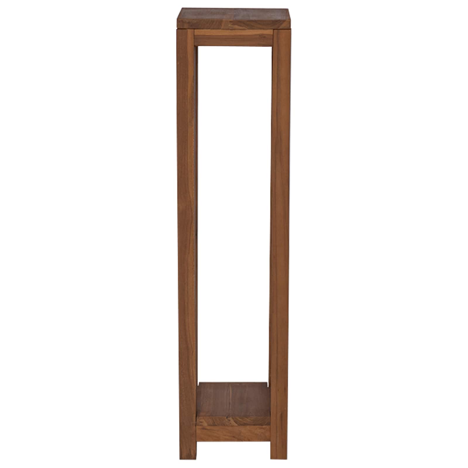 Plantenstandaard 2 st Naturel 25 x 25 x 100 cm Massief Teakhout is nu te koop bij PeponiXL, paradijselijk wonen!