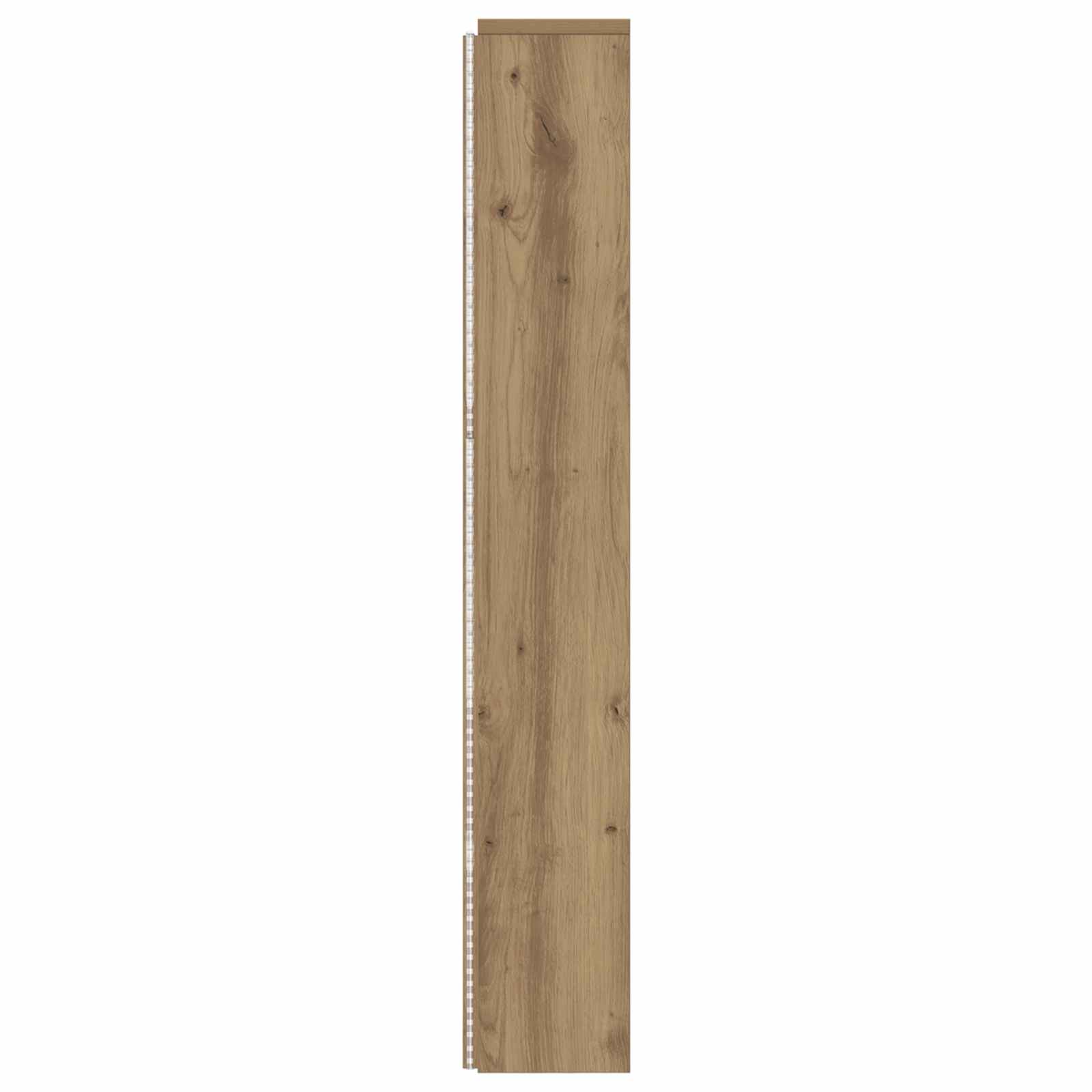 Hoofdbord Kast met LED Artisan Eik 140 x 16,5 x 103,5 cm is nu te koop bij PeponiXL, paradijselijk wonen!