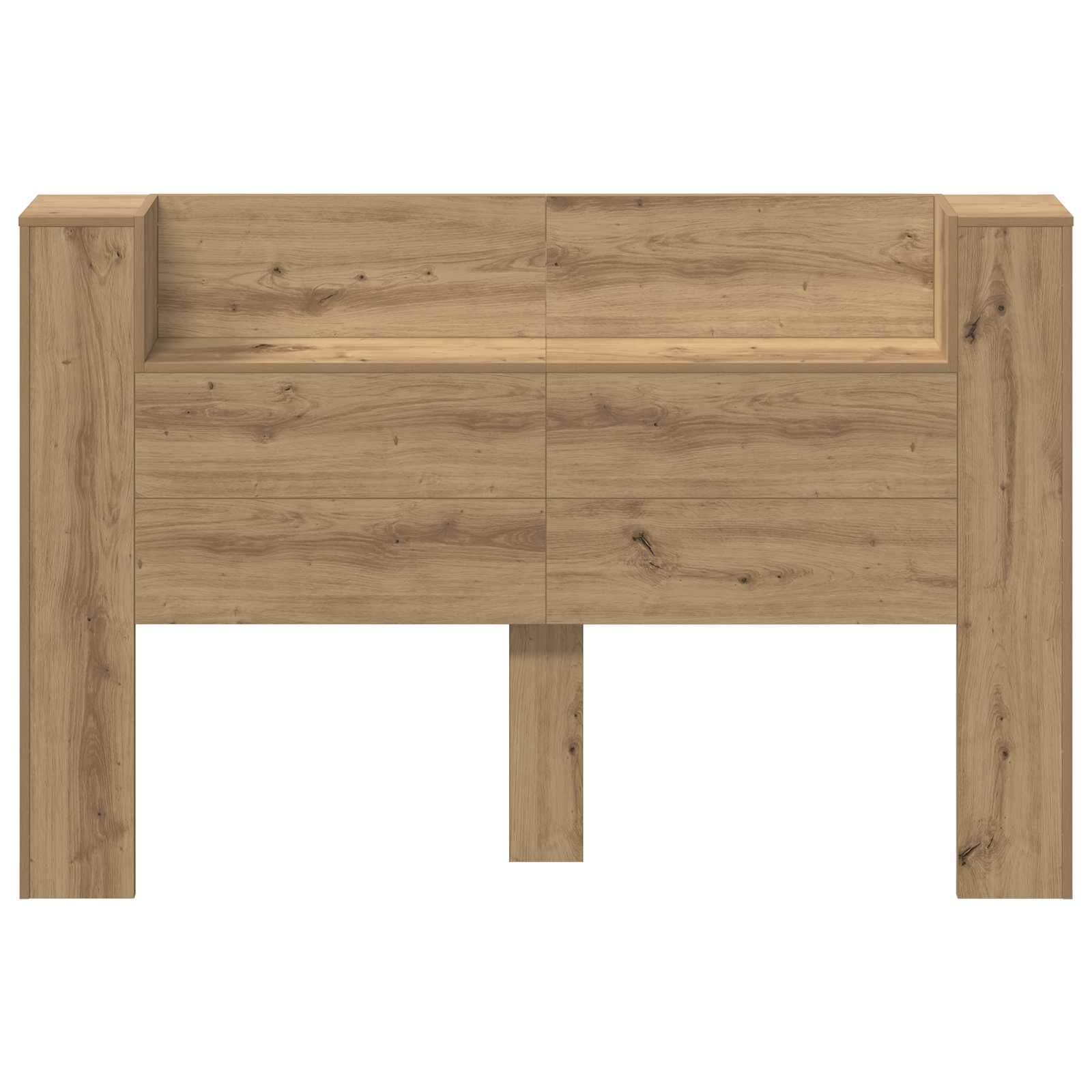Hoofdbord Kast met LED Artisan Eik 160 x 16,5 x 103,5 cm is nu te koop bij PeponiXL, paradijselijk wonen!