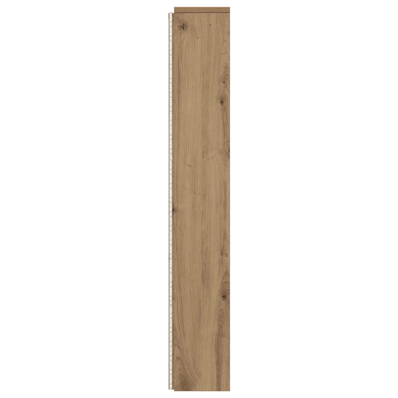 Hoofdbord Kast met LED Artisan Eik 160 x 16,5 x 103,5 cm is nu te koop bij PeponiXL, paradijselijk wonen!