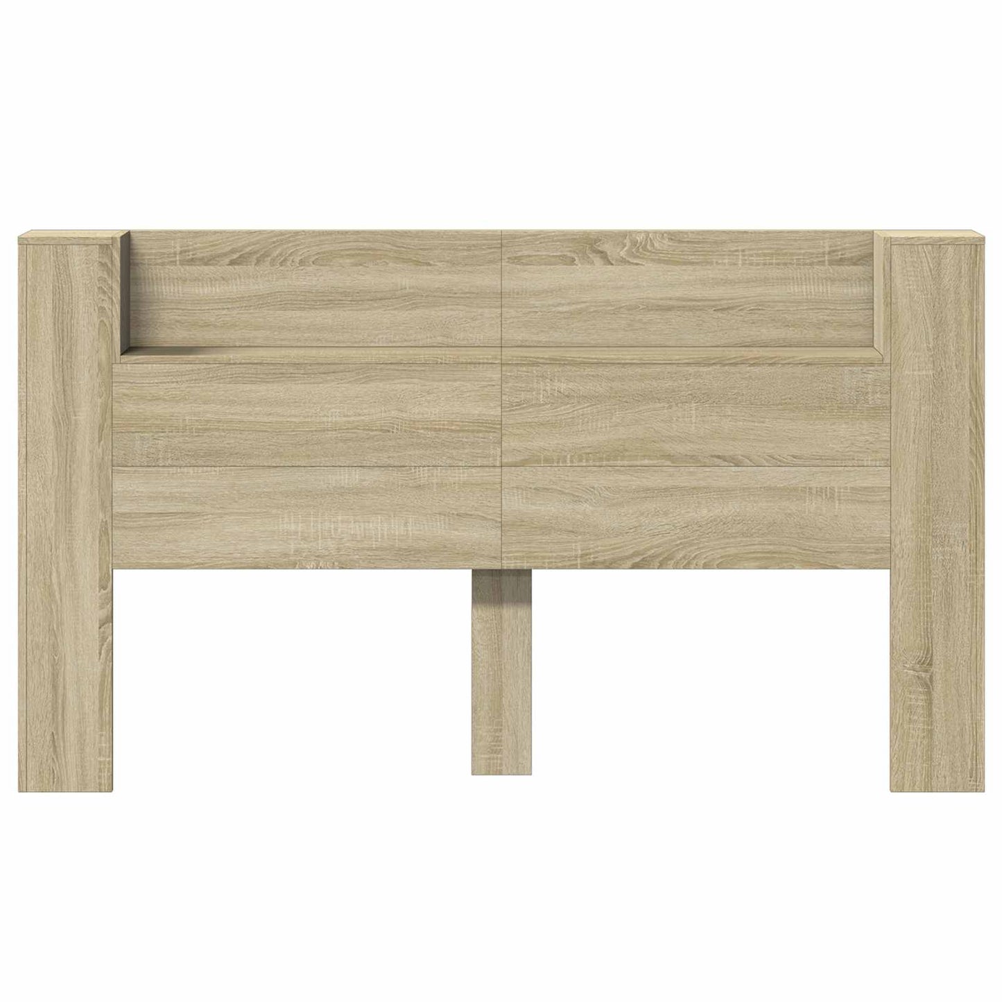 Hoofdbord Kast met LED met plank Sonoma 180 x 16,5 x 103,5 cm is nu te koop bij PeponiXL, paradijselijk wonen!