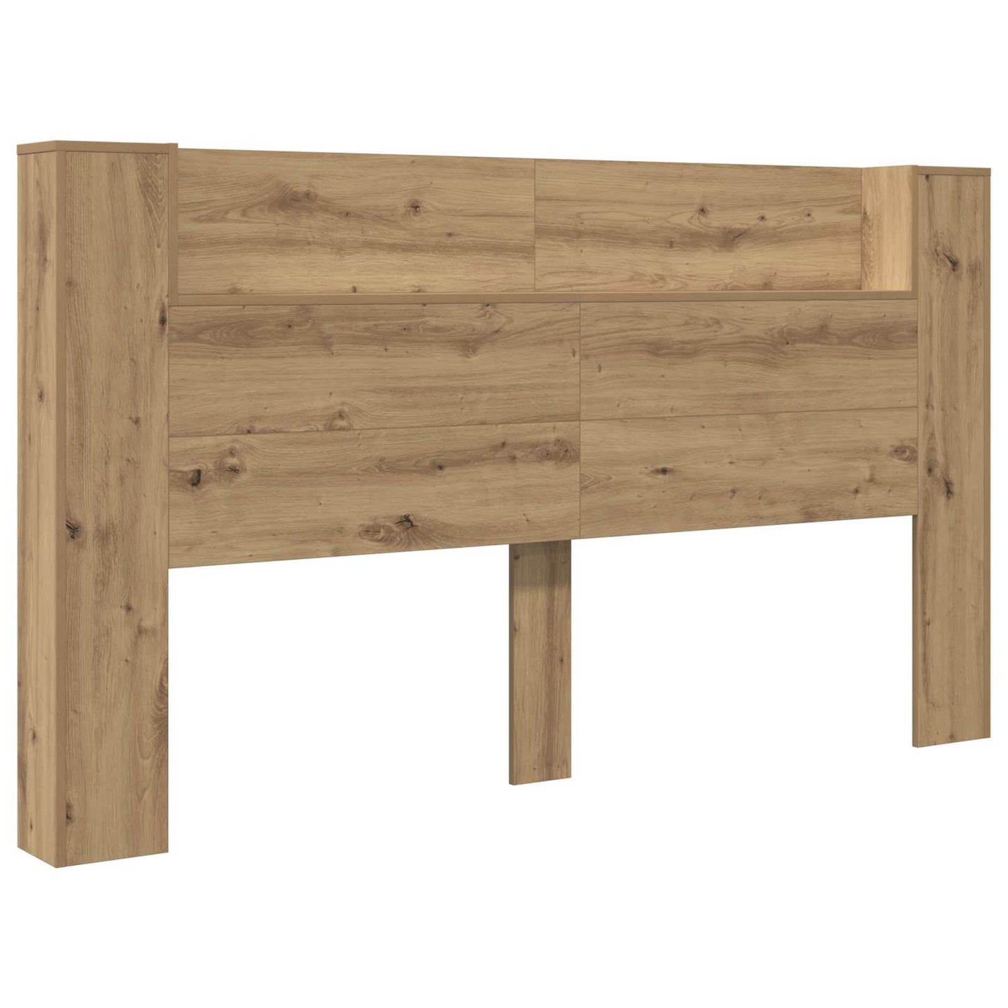 Hoofdbord Kast met LED Ambachtelijk eiken 180 x 16,5 x 103,5 cm is nu te koop bij PeponiXL, paradijselijk wonen!