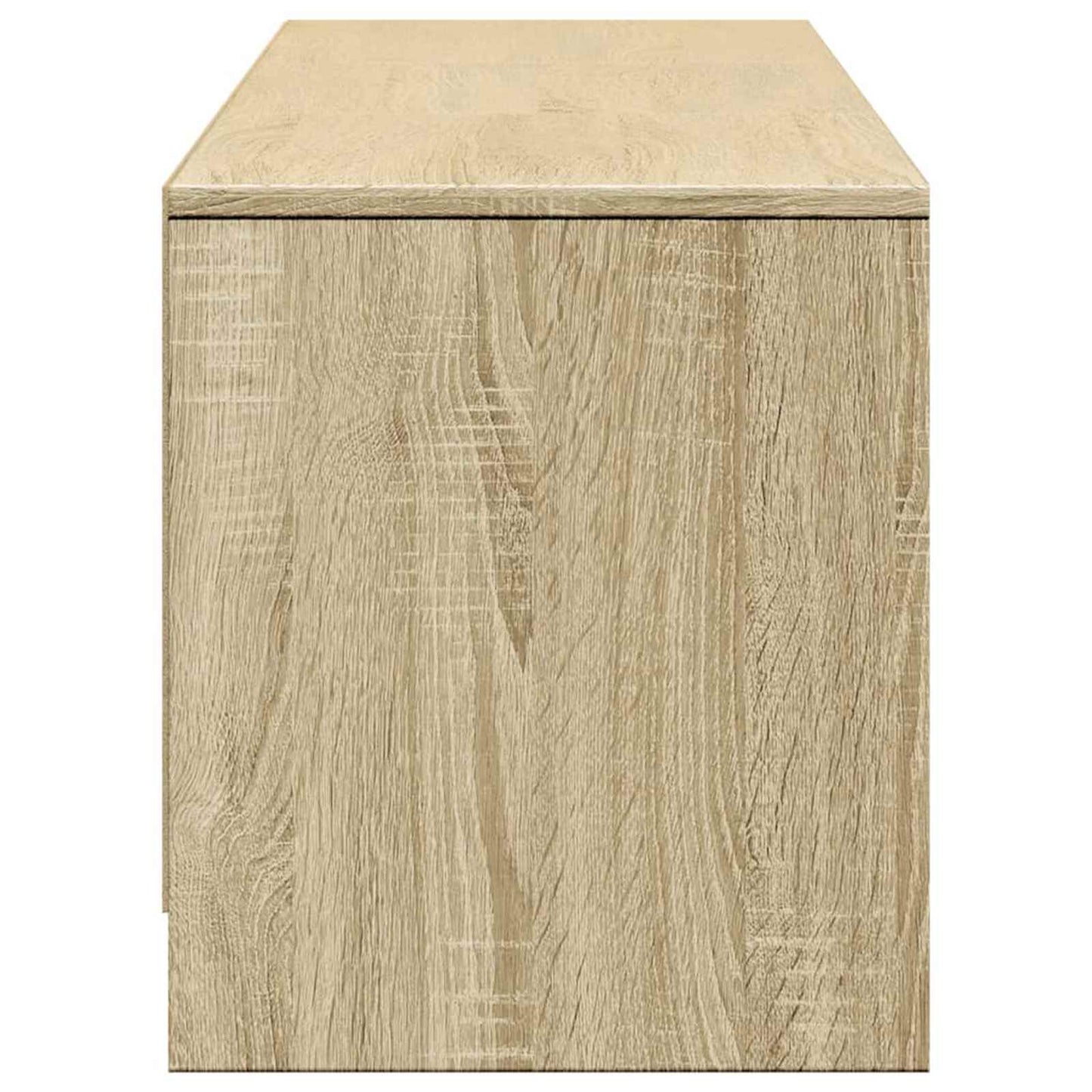 TV-kast met LED met lade Sonoma 165 x 34 x 40 cm Bewerkt hout is nu te koop bij PeponiXL, paradijselijk wonen!