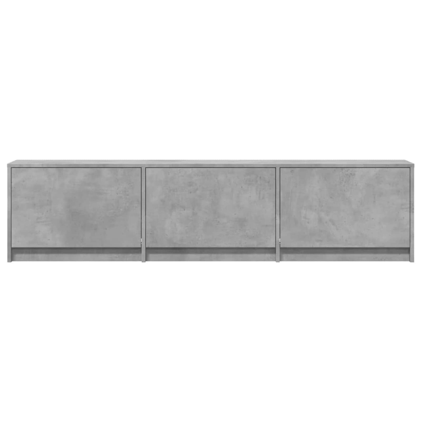 TV-kast met LED Betonkleurig 165 x 34 x 40 cm Bewerkt hout is nu te koop bij PeponiXL, paradijselijk wonen!