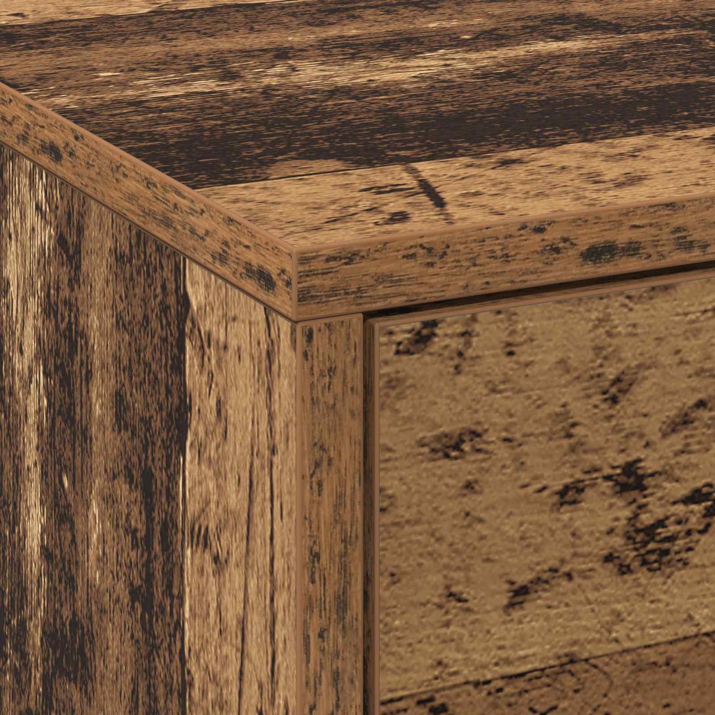 TV-kast met LED met lade Oudhout 165 x 34 x 40 cm Bewerkt hout is nu te koop bij PeponiXL, paradijselijk wonen!