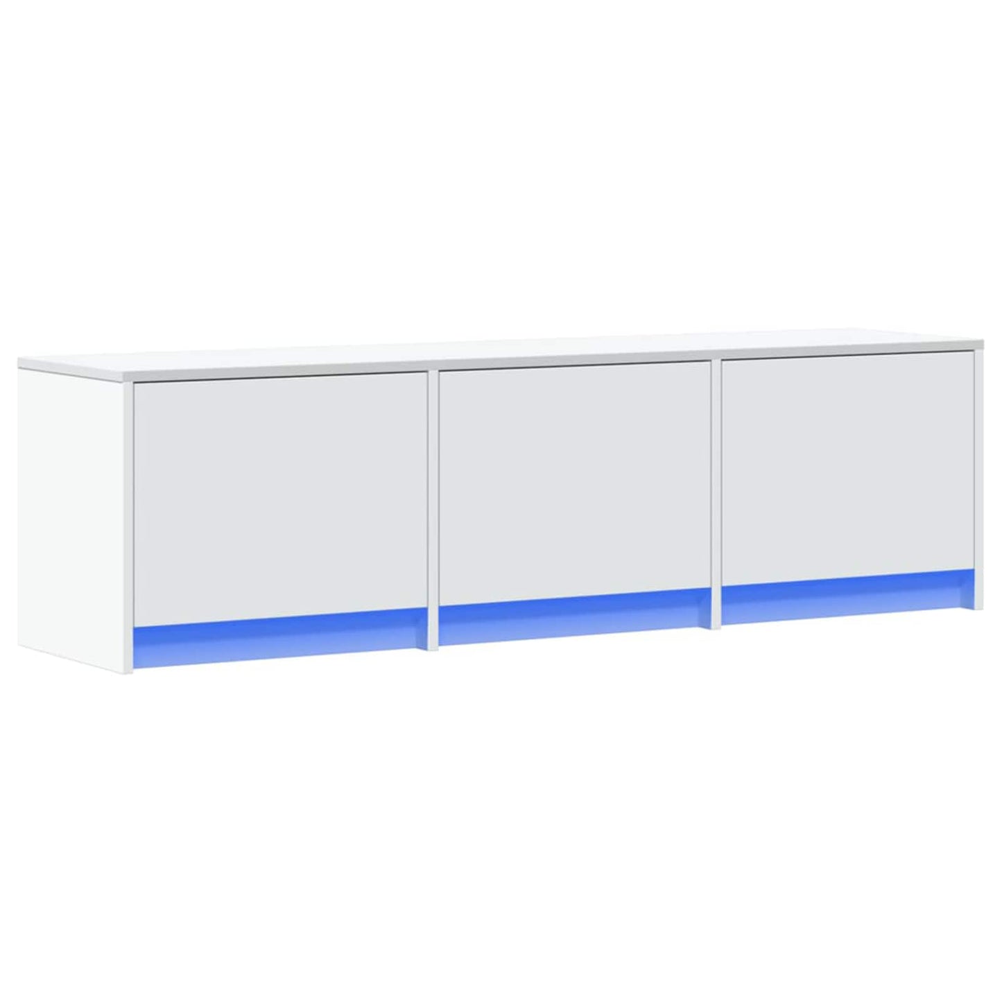 TV-kast met LED met lade Wit 140 x 34 x 40 cm Bewerkt hout is nu te koop bij PeponiXL, paradijselijk wonen!