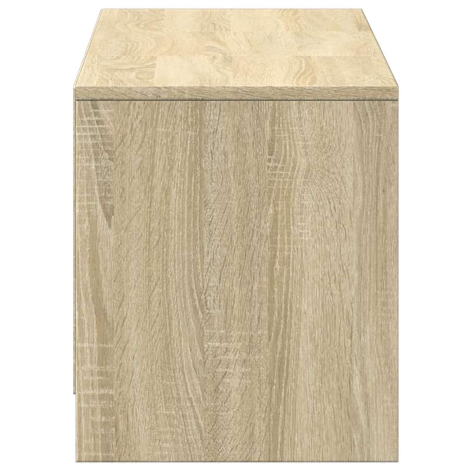 TV-kast met LED met lade Sonoma 140 x 34 x 40 cm Bewerkt hout is nu te koop bij PeponiXL, paradijselijk wonen!
