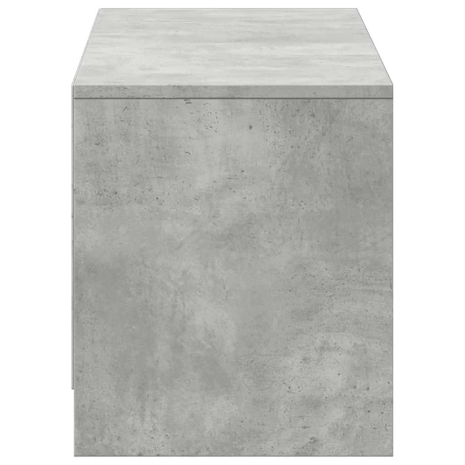 TV-kast met LED Betonkleurig 140 x 34 x 40 cm Bewerkt hout is nu te koop bij PeponiXL, paradijselijk wonen!