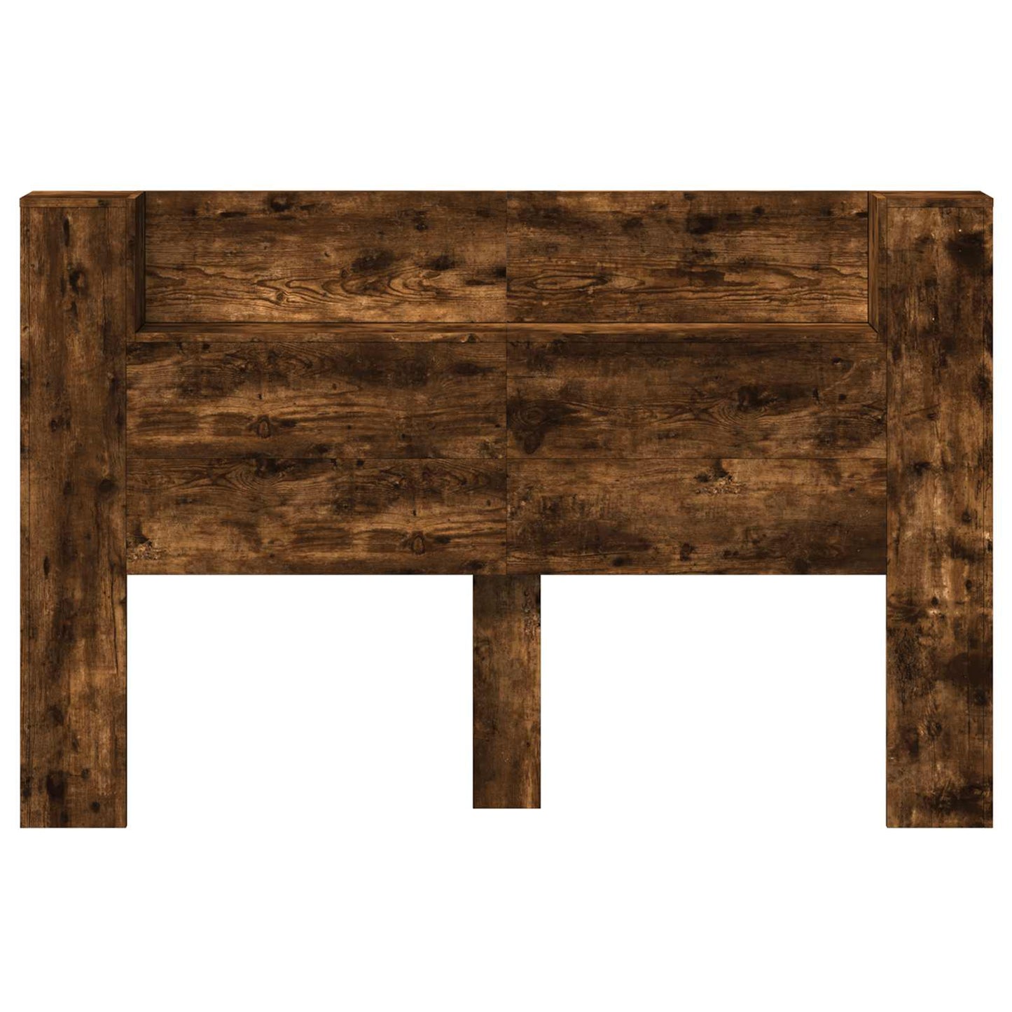 Hoofdbord Kast met LED Gerookte Eik 160 x 16,5 x 103,5 cm is nu te koop bij PeponiXL, paradijselijk wonen!