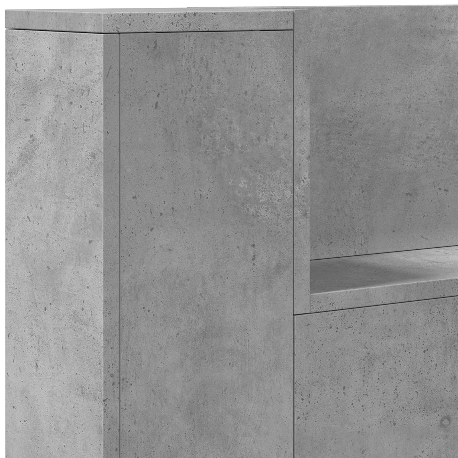 Hoofdbord Kast met LED Betonkleurig 180 x 16,5 x 103,5 cm is nu te koop bij PeponiXL, paradijselijk wonen!