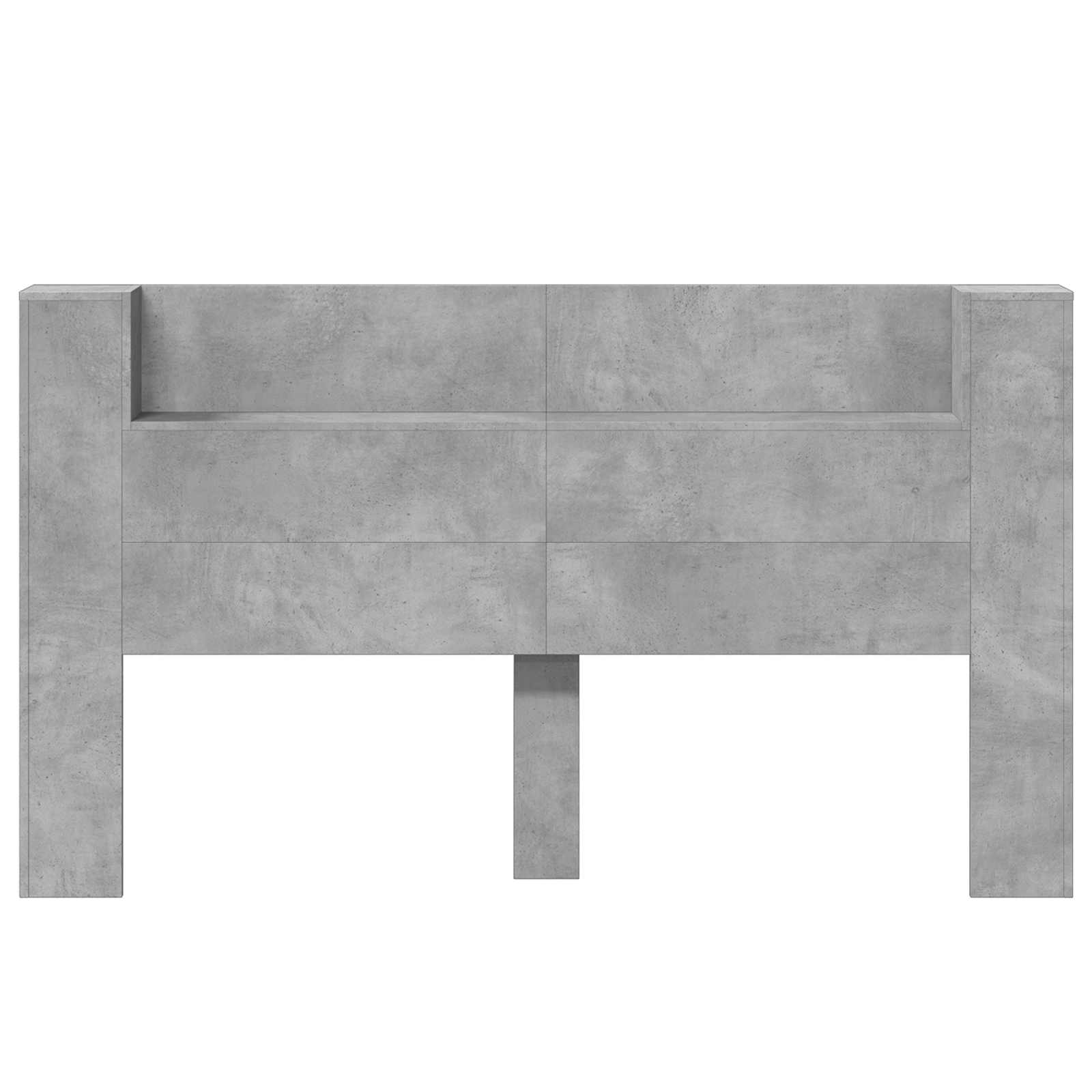 Hoofdbord Kast met LED Betonkleurig 180 x 16,5 x 103,5 cm is nu te koop bij PeponiXL, paradijselijk wonen!