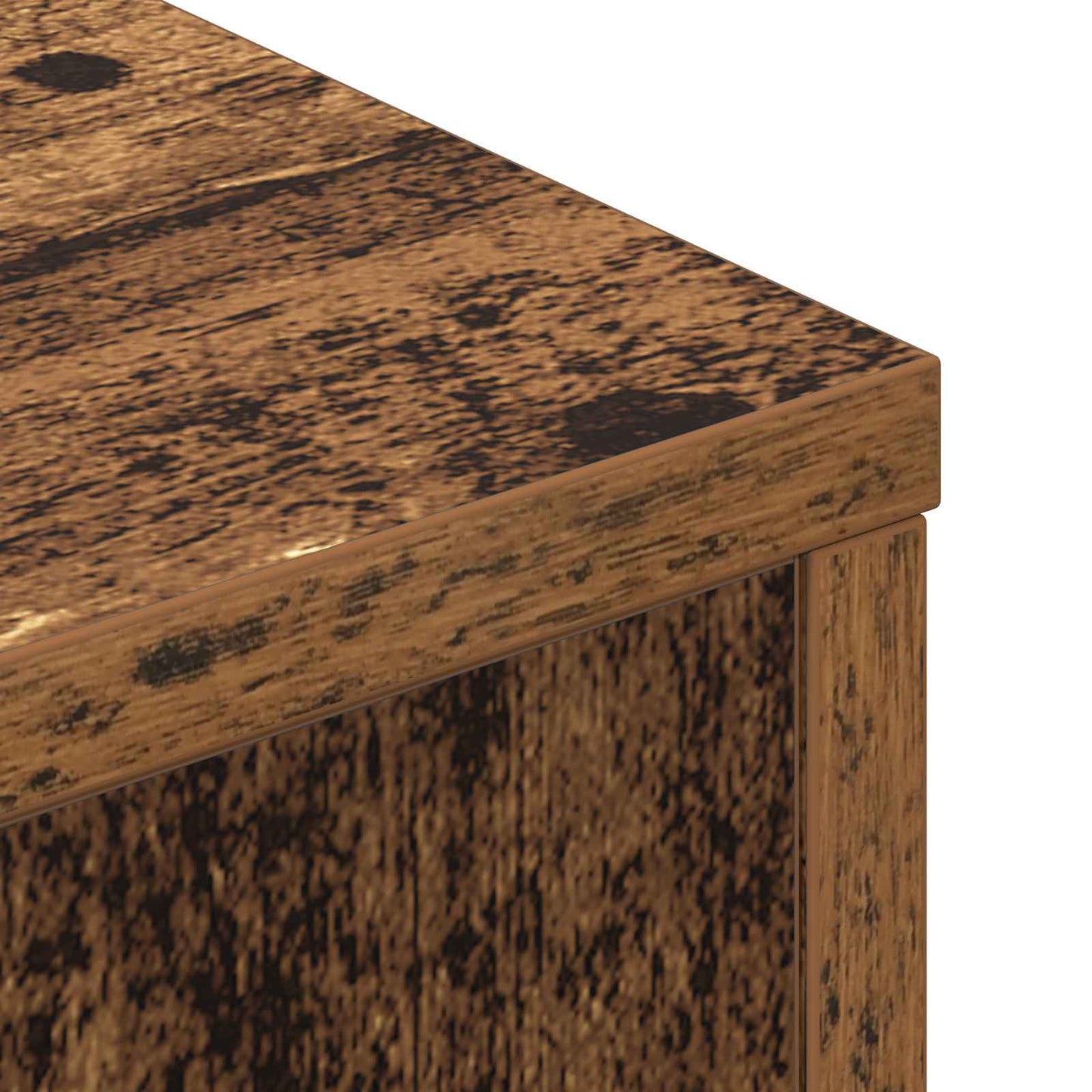 Hoofdbord Kast met LED met plank Oudhout 180 x 16,5 x 103,5 cm is nu te koop bij PeponiXL, paradijselijk wonen!