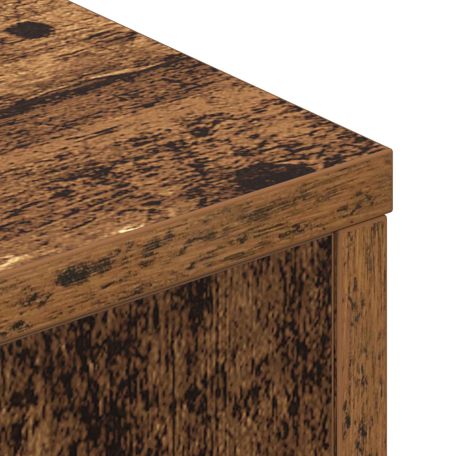 Hoofdbord Kast met LED met plank Oudhout 180 x 16,5 x 103,5 cm is nu te koop bij PeponiXL, paradijselijk wonen!