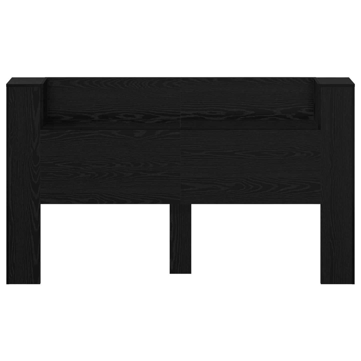 Hoofdbord Kast met LED Zwarte Eik 180 x 16,5 x 103,5 cm is nu te koop bij PeponiXL, paradijselijk wonen!