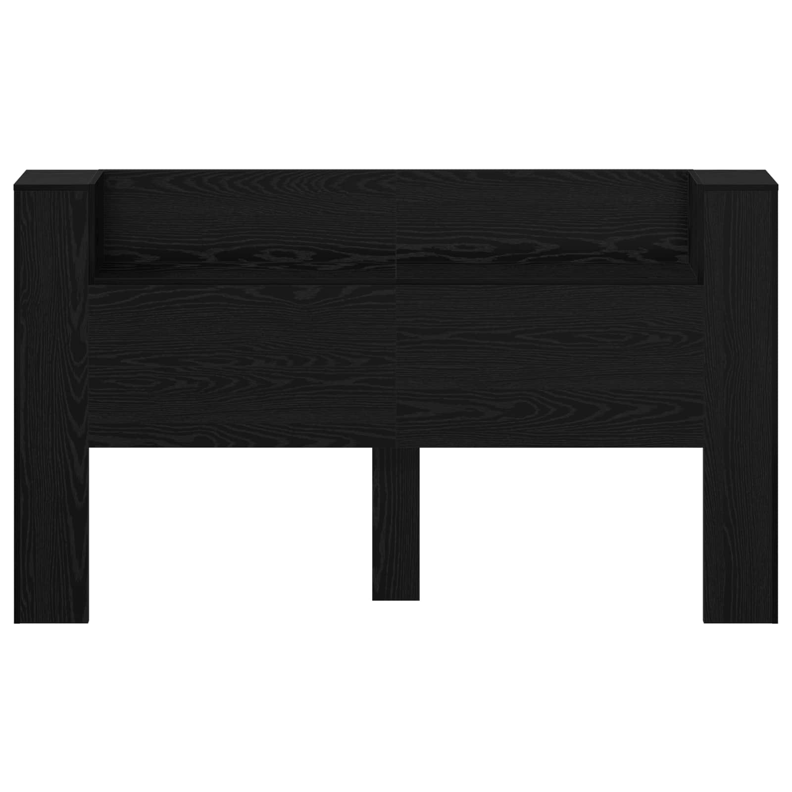Hoofdbord Kast met LED Zwarte Eik 180 x 16,5 x 103,5 cm is nu te koop bij PeponiXL, paradijselijk wonen!