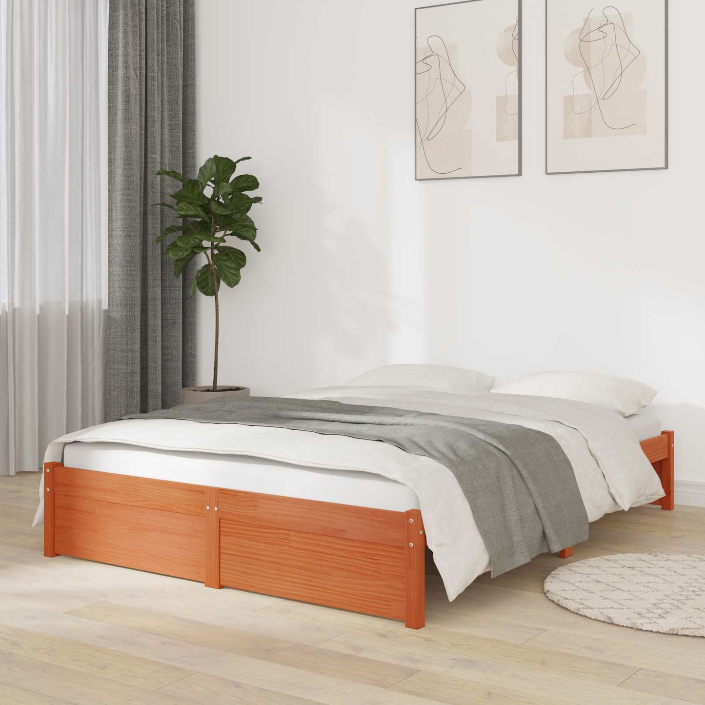 Bedframe Massief dennenhout is nu te koop bij PeponiXL, paradijselijk wonen!