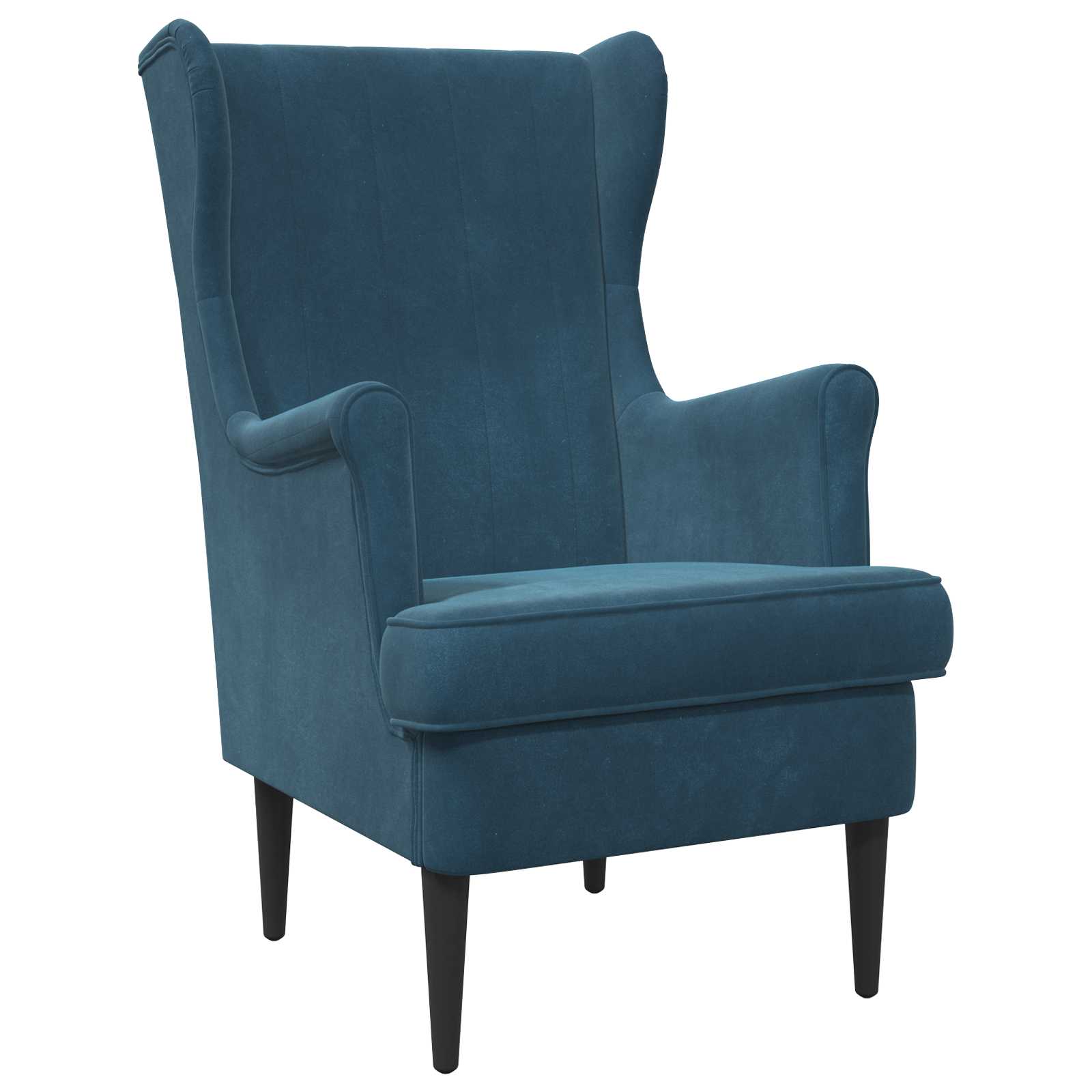 Fauteuil Blauw Fluweel is nu te koop bij PeponiXL, paradijselijk wonen!